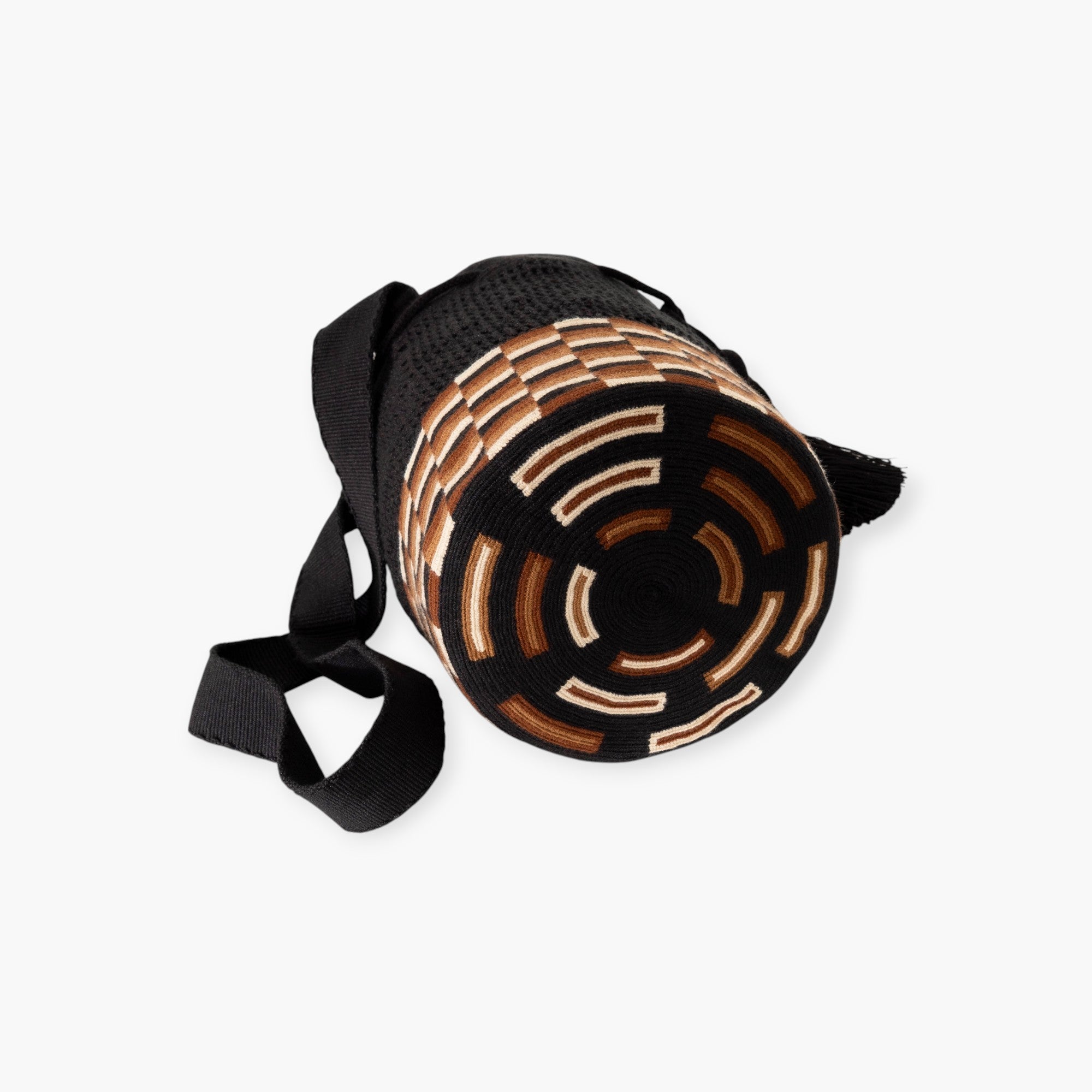 Check net crossbody M | Black