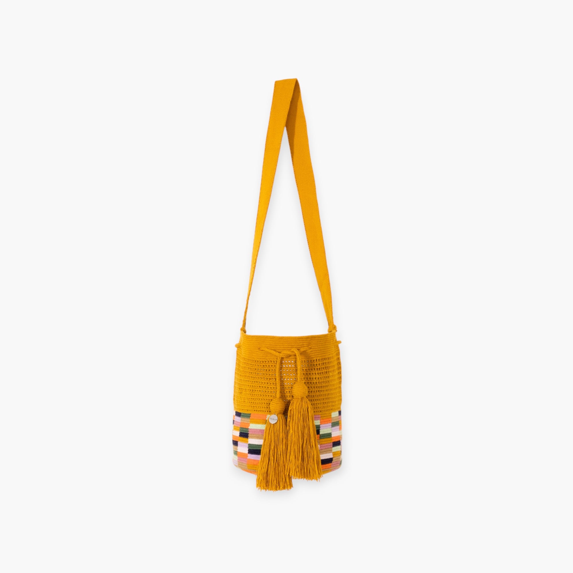 Check net crossbody M | Mango