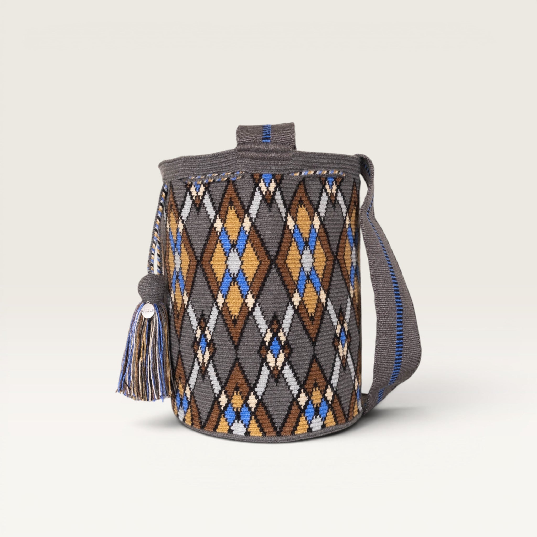 Geometric crossbody L | Lapis