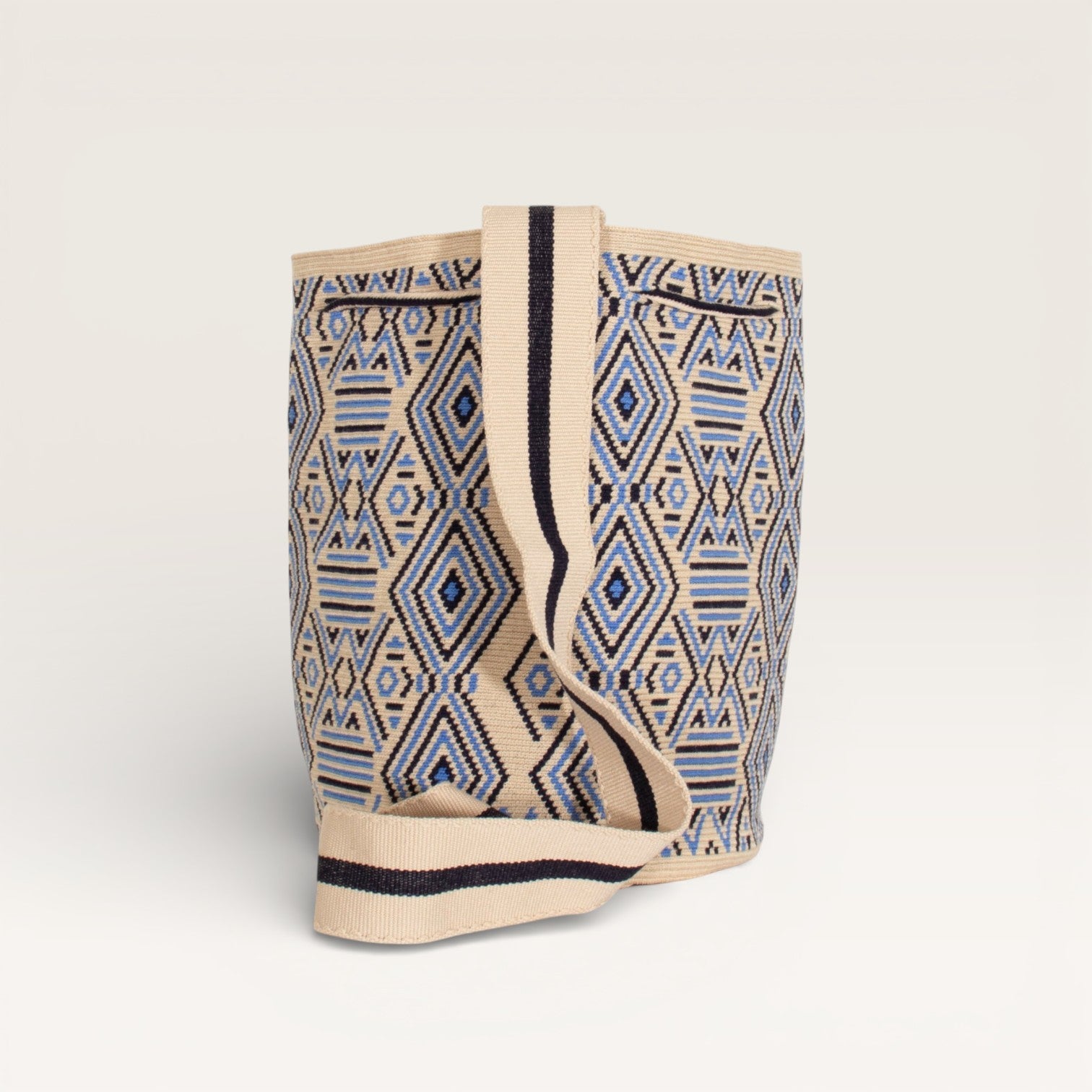 Geometric backpack | Sky blue