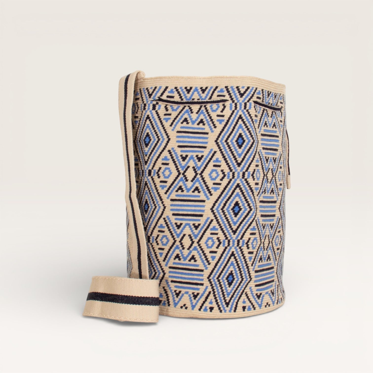 Geometric backpack | Sky blue