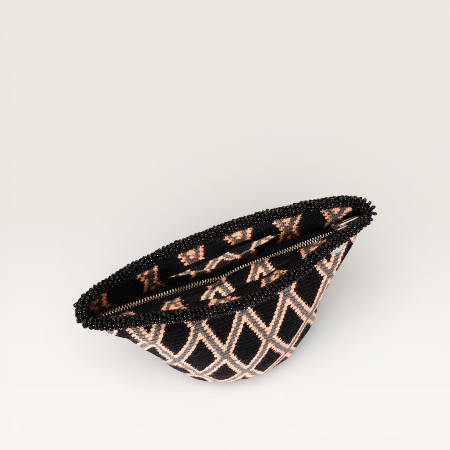 Geometric top-handle bag | Black