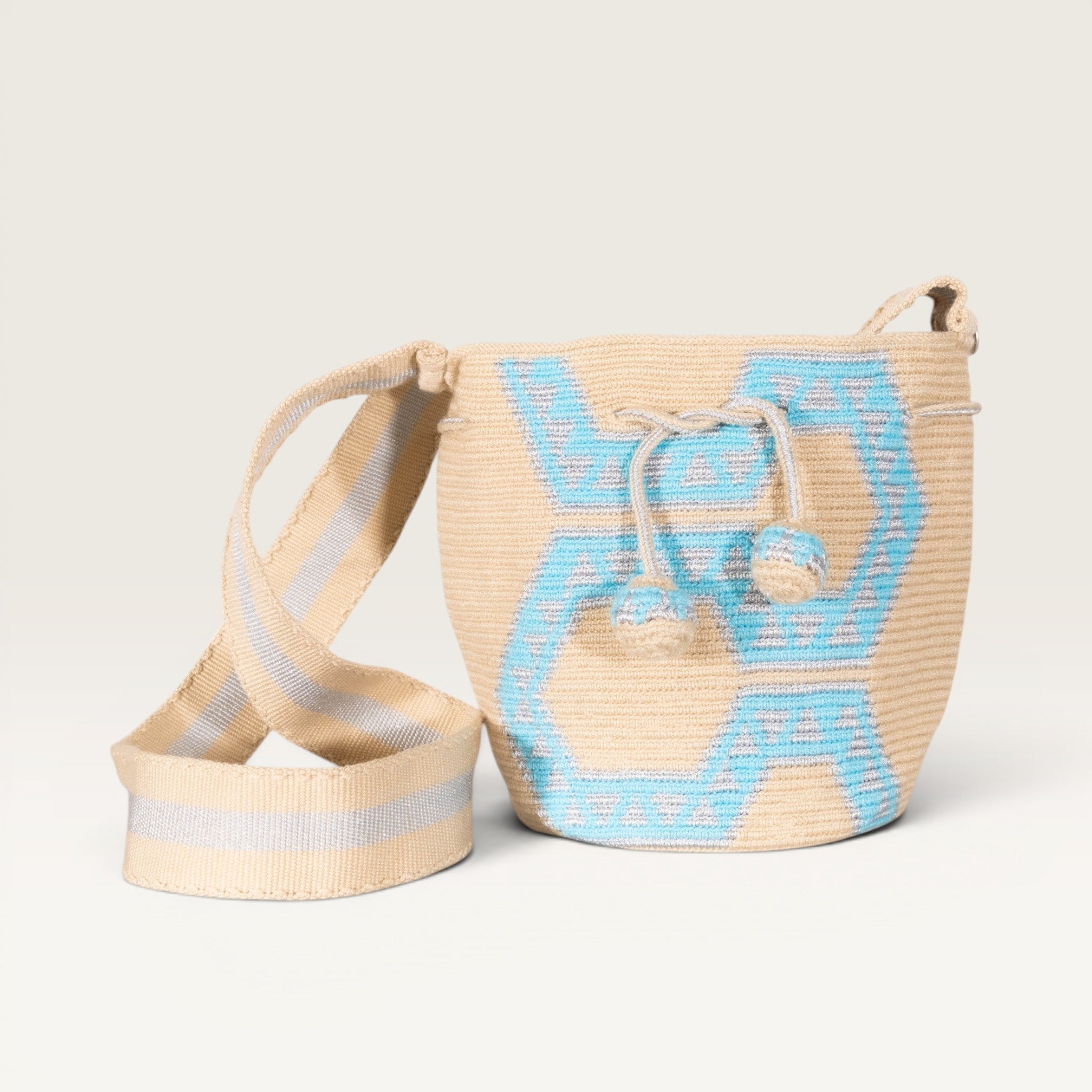 Geometric crossbody S | Sky