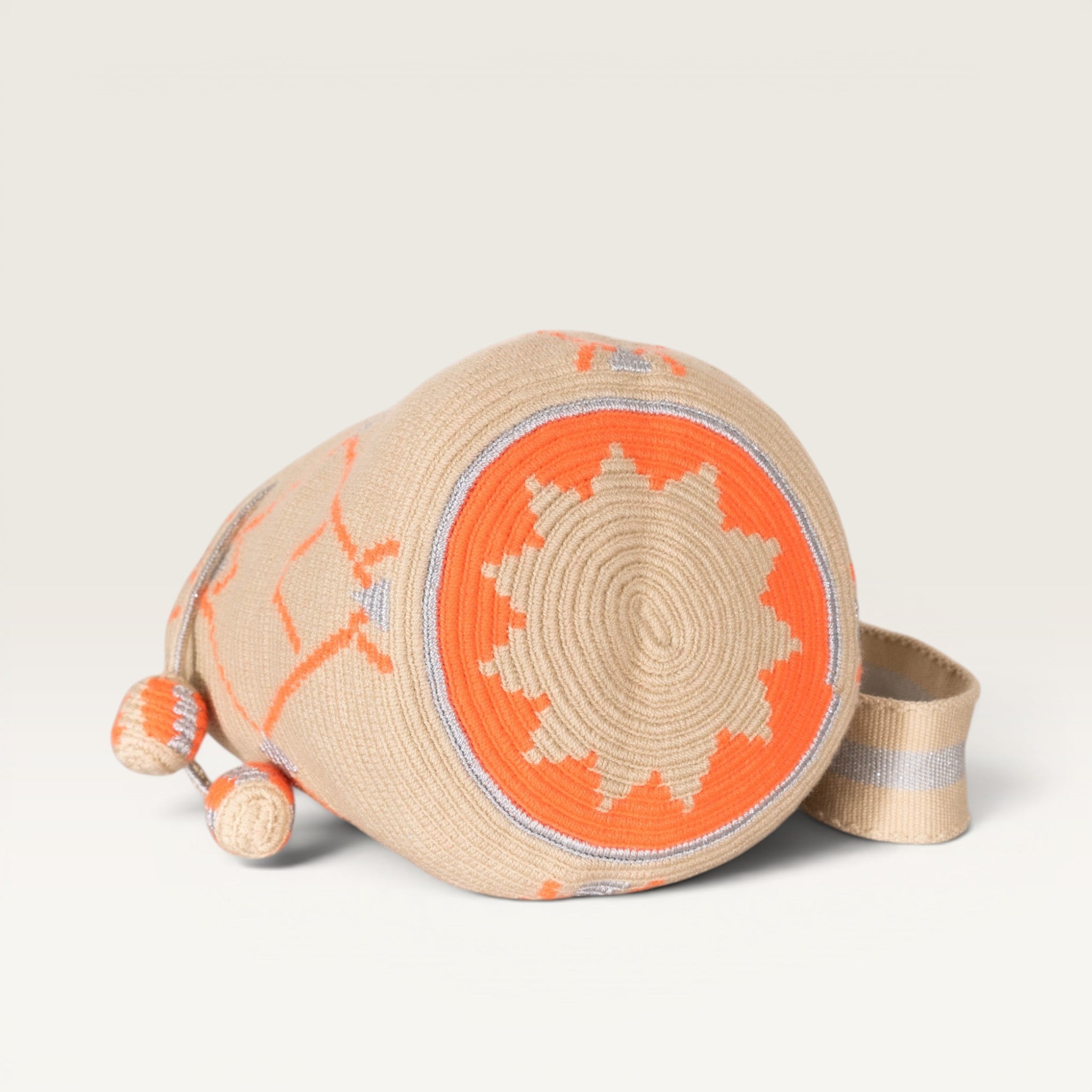 Geometric crossbody S | Tangerine