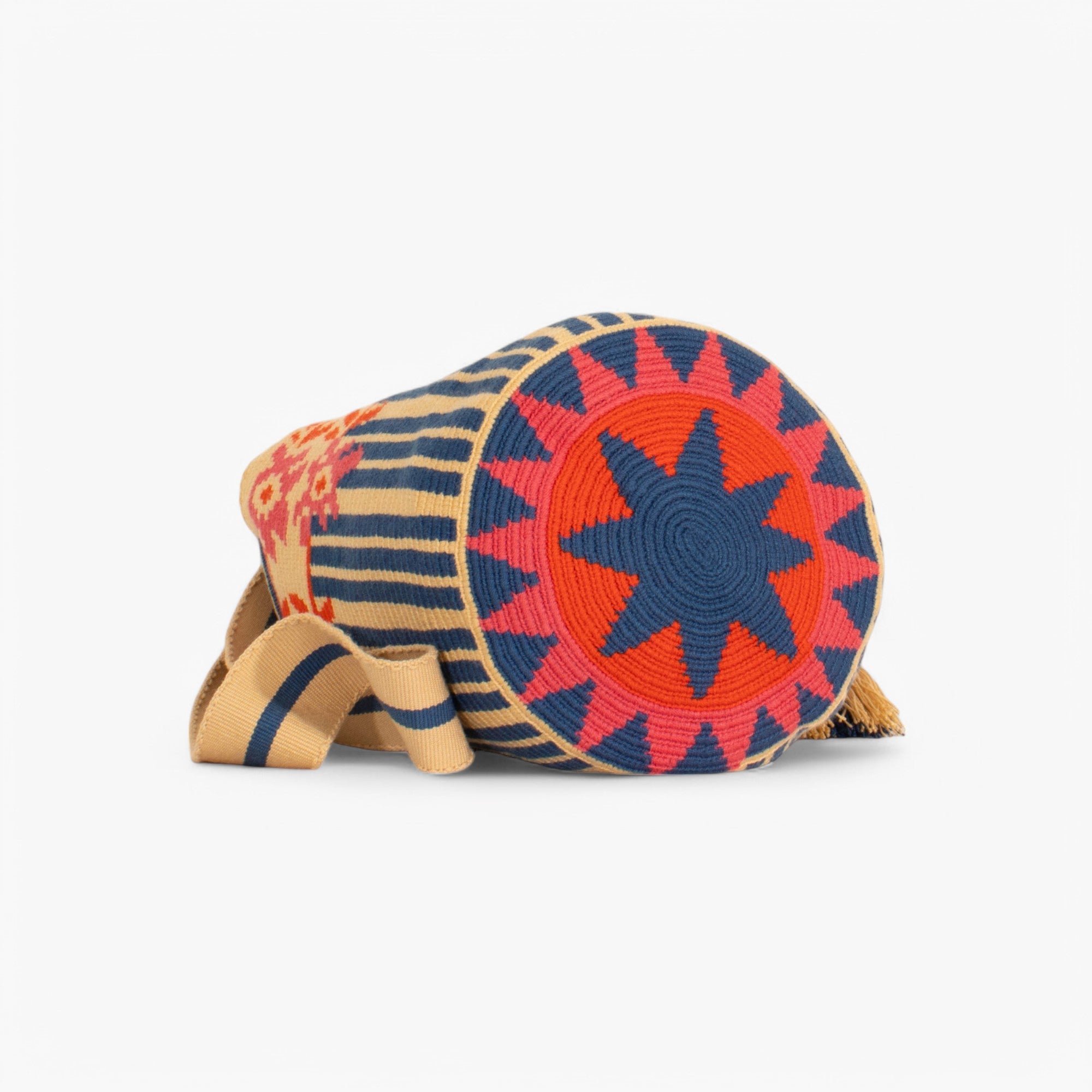 Geometric crossbody bag L | Toast