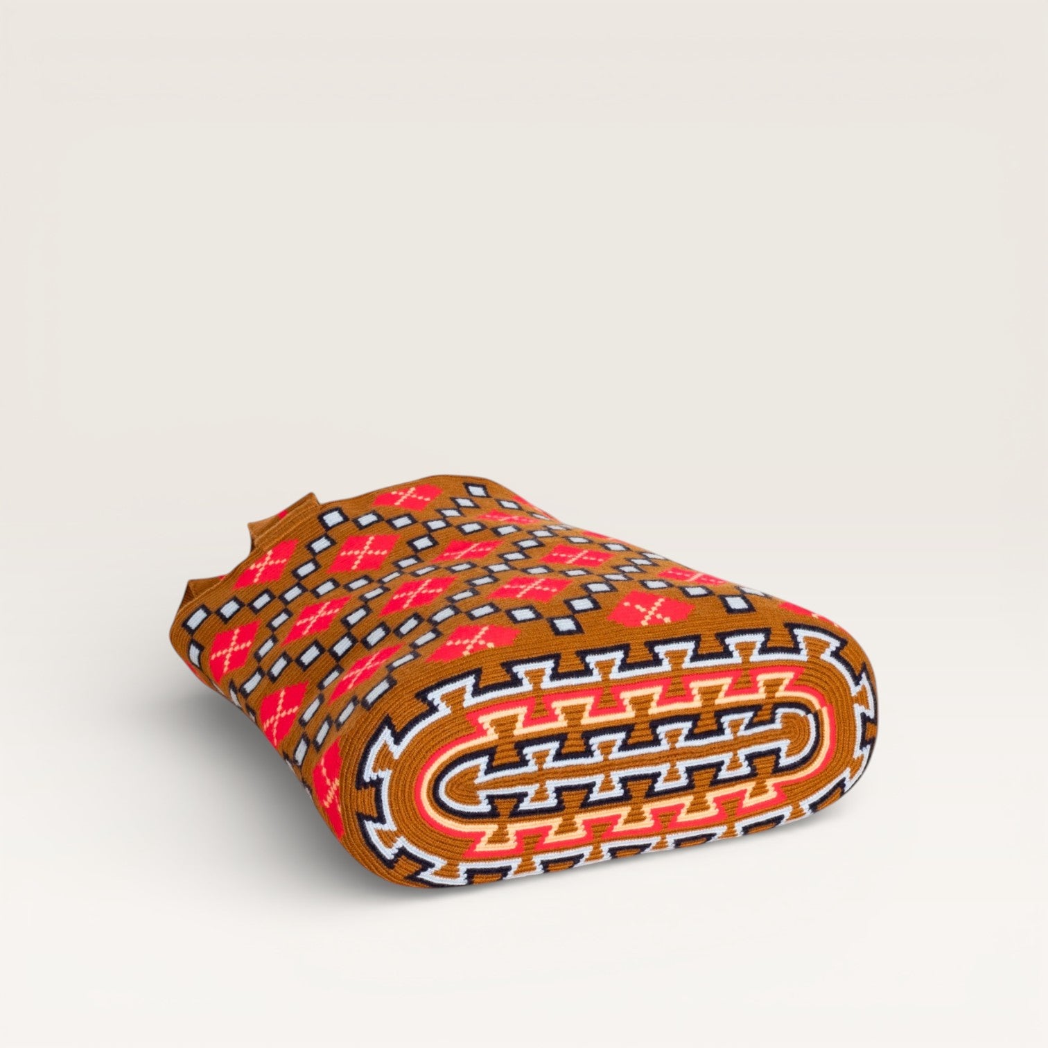 Geometric oval tote | Cinnamon