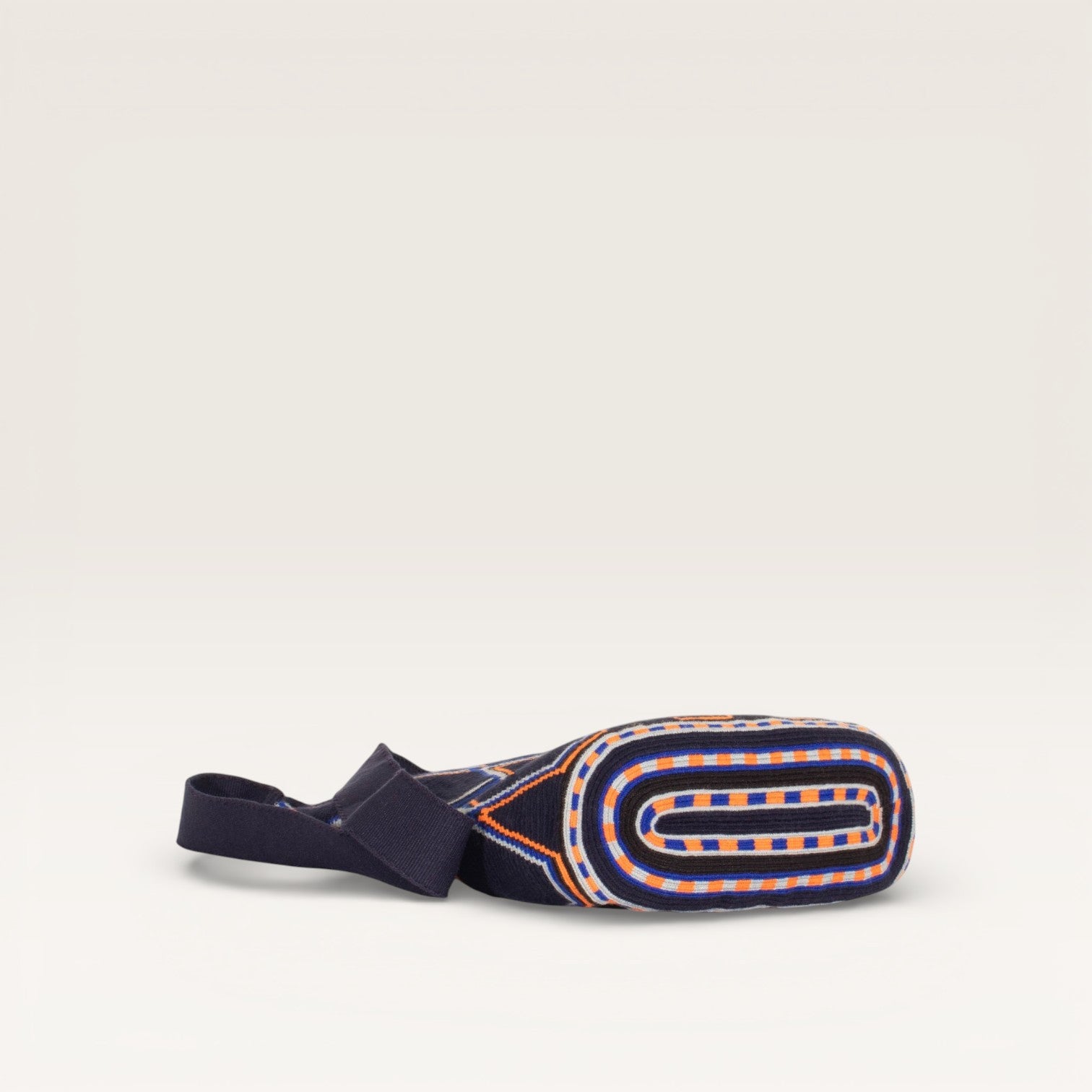 Geometric oval crossbody bag | Navy