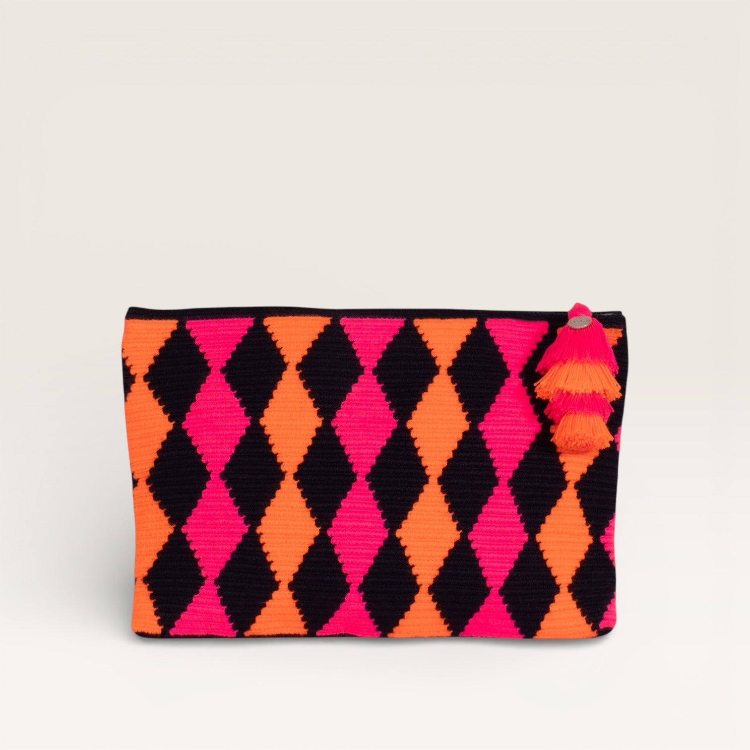 Geometric square pouch | Aster