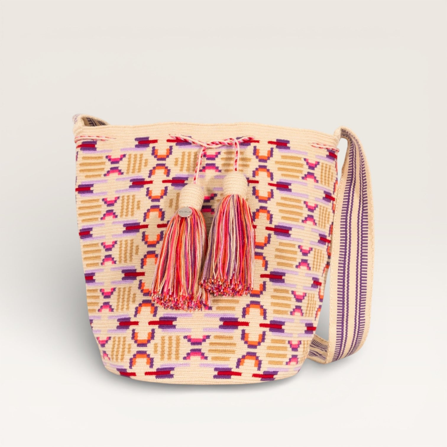 Geometric crossbody L | Lilac
