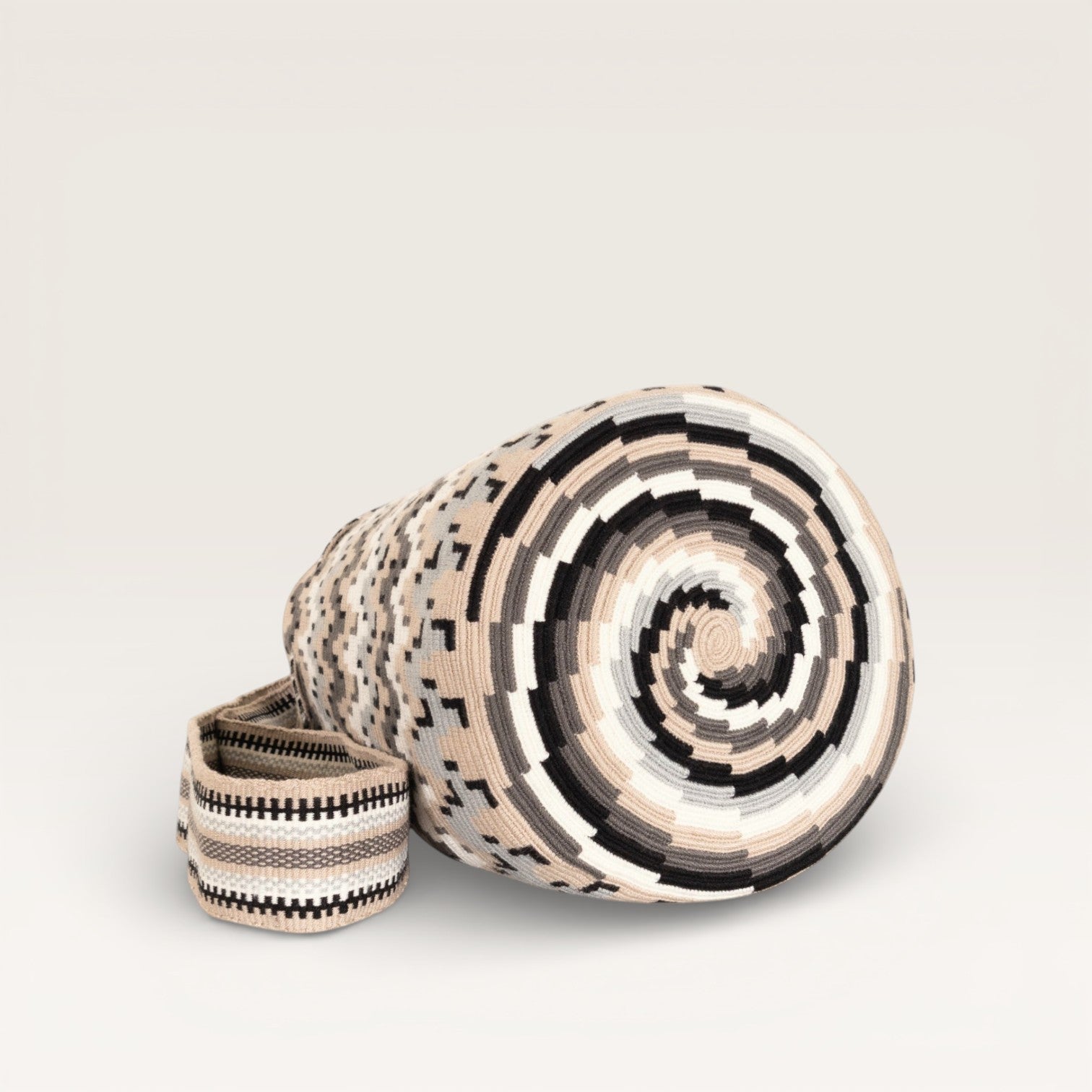 Geometric crossbody bag L | Slate