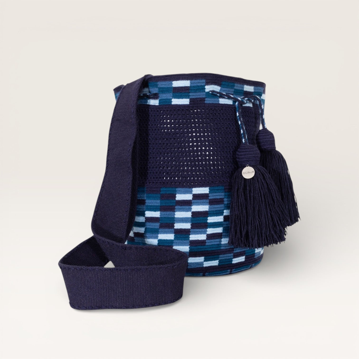 Check net crossbody M | Navy