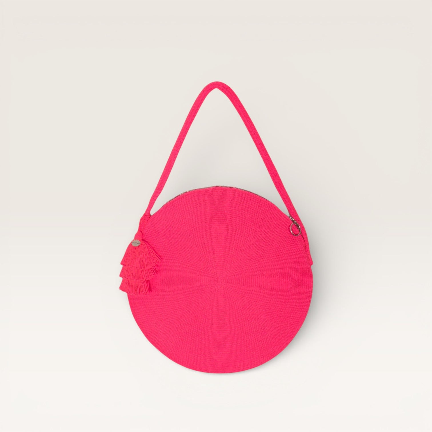 Solid circle shoulder bag | Aster