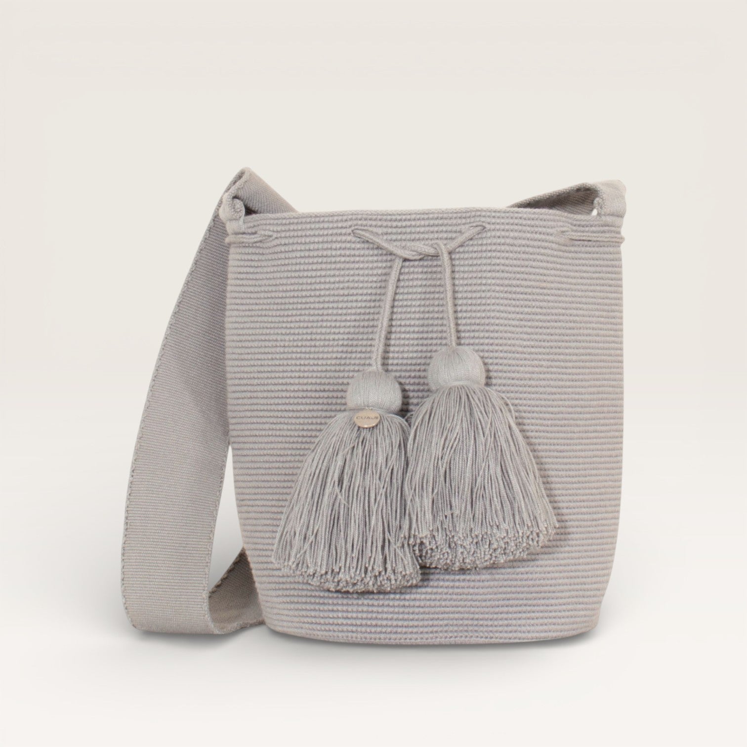 Solid crossbody bag L | Sterling