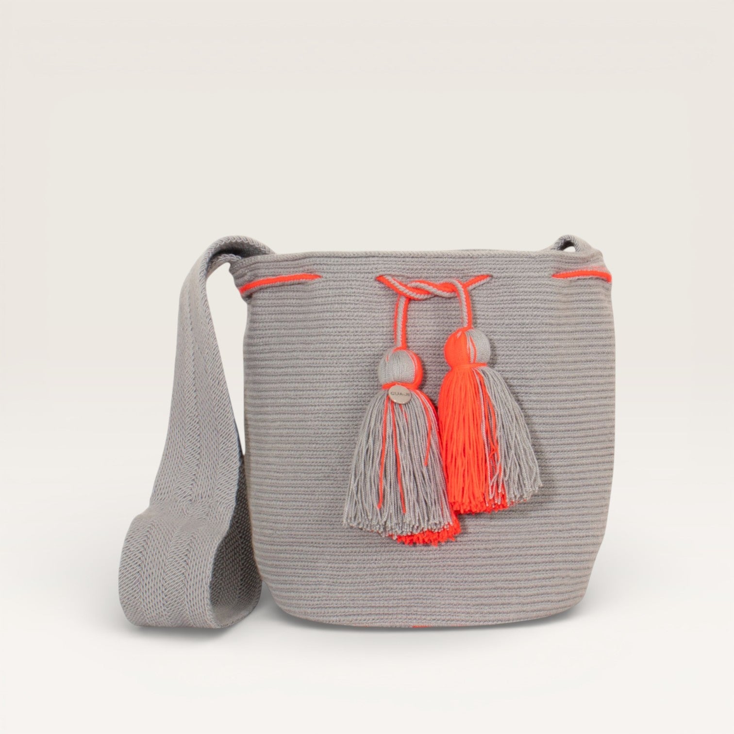 Solid crossbody bag L | Sterling