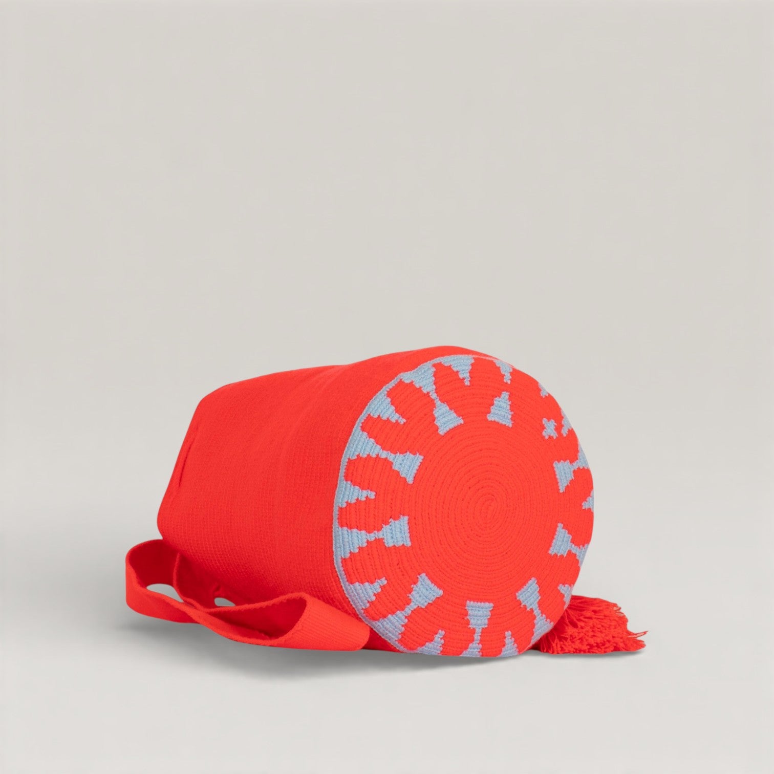 Solid crossbody bag L | Grapefruit