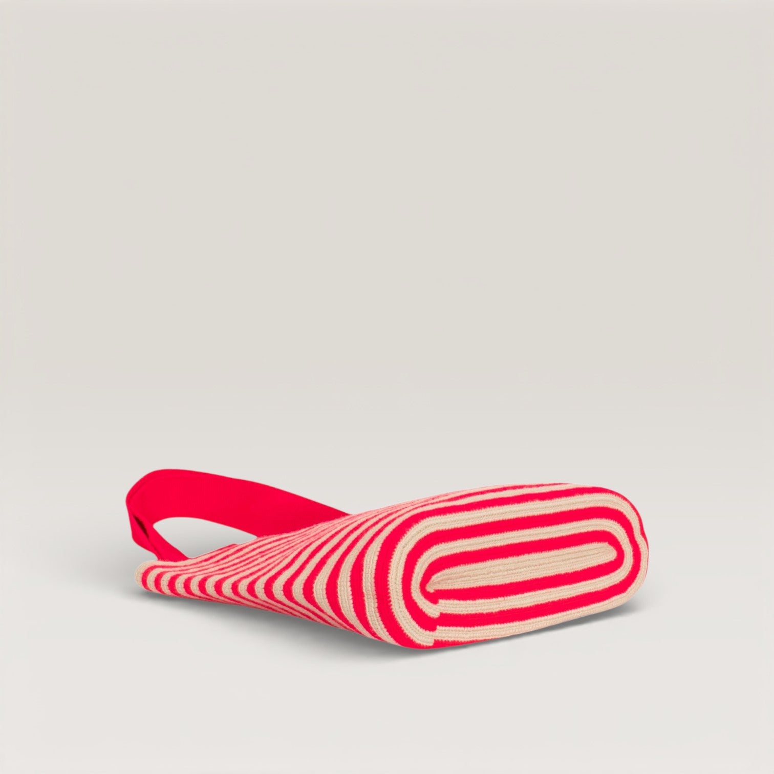 Striped oval tote bag | Watermelon