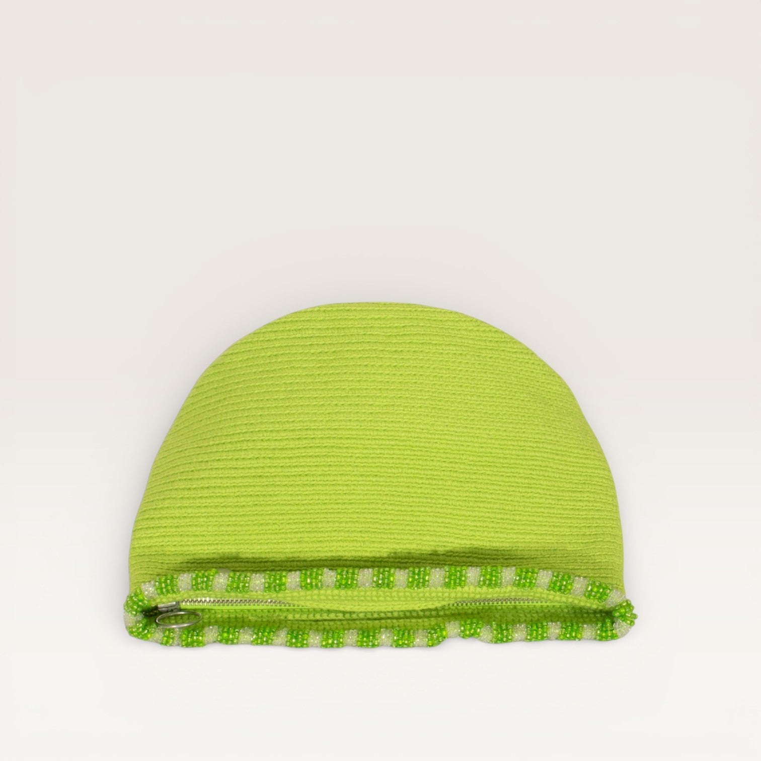 Solid top-handle bag | Lime