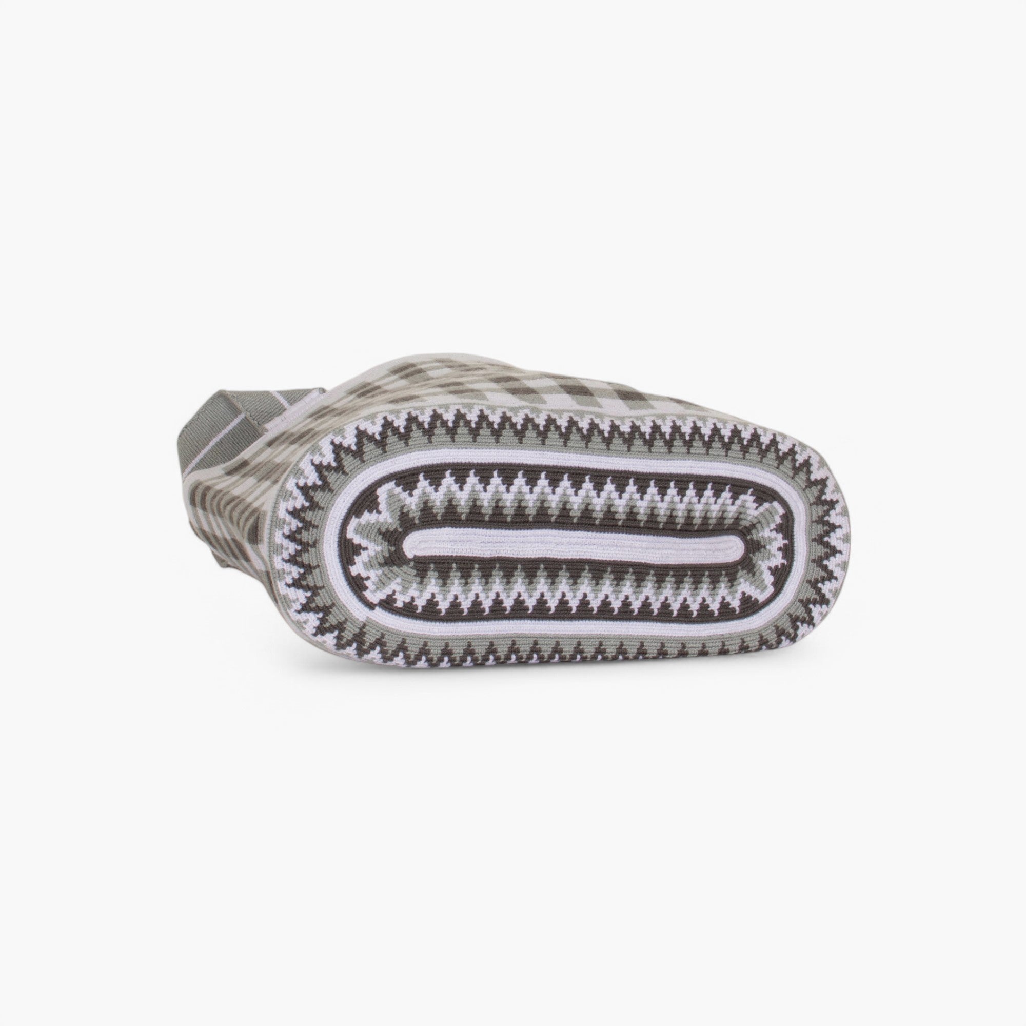 Bolso de mano ovalado de cuadros vichy | Sterling
