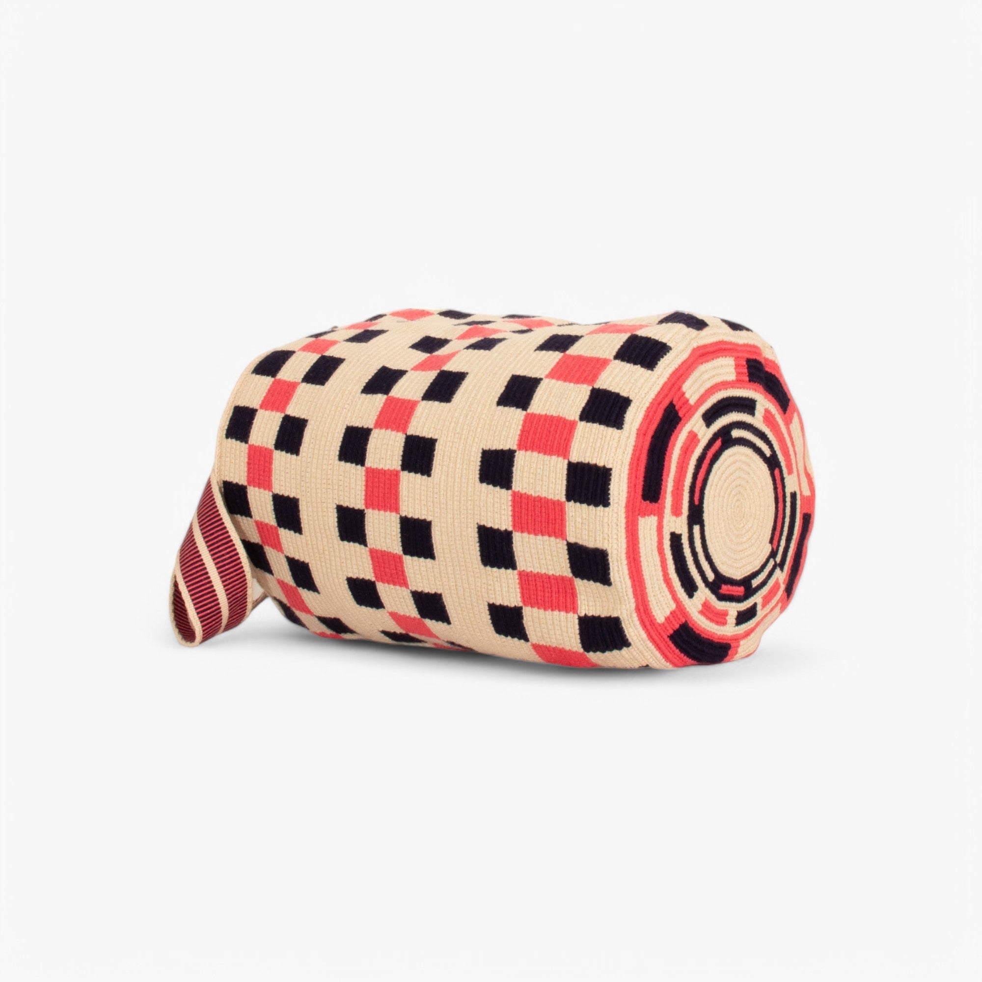 Geometrische ronde tas L | Aster