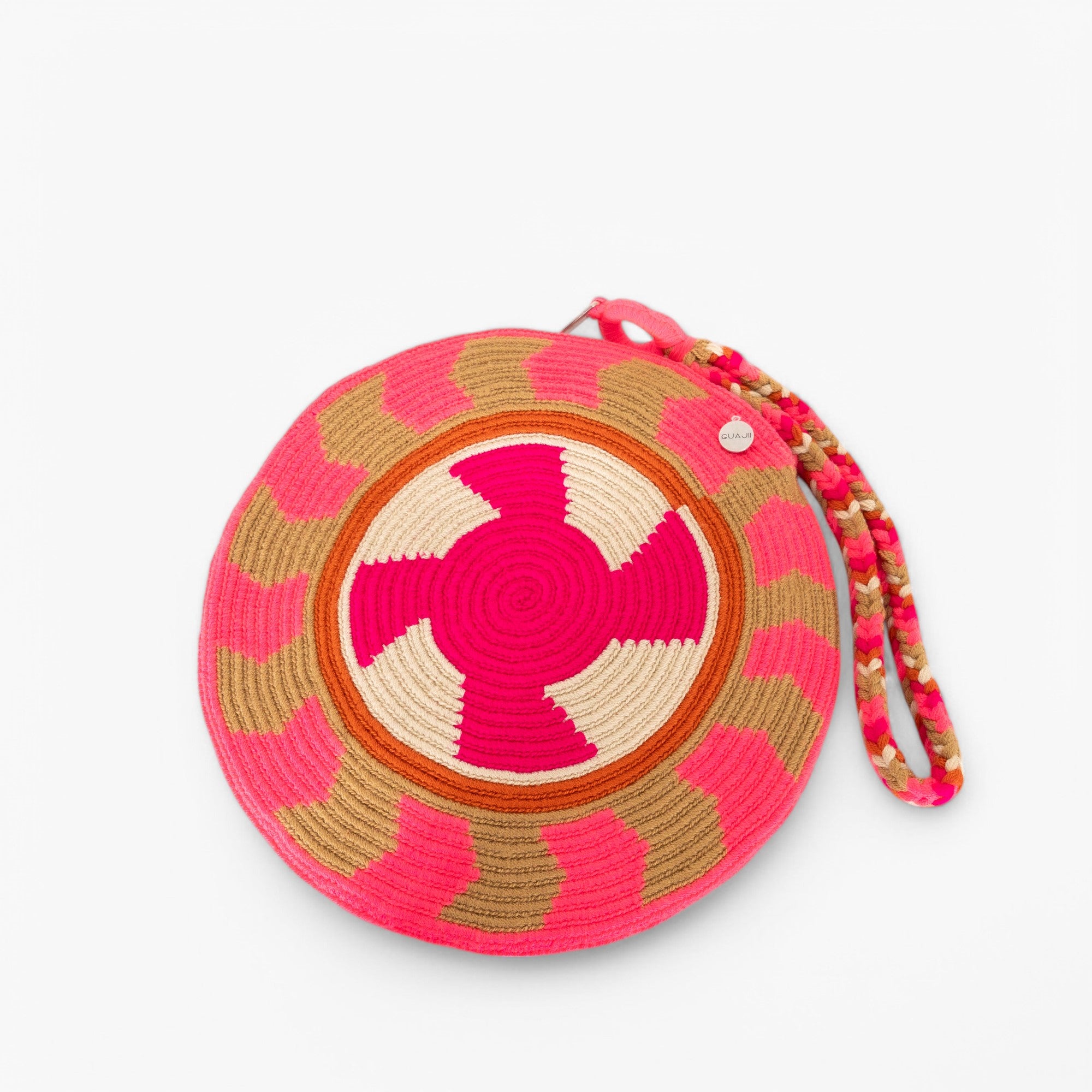 Geometric round envelope | Scarlet