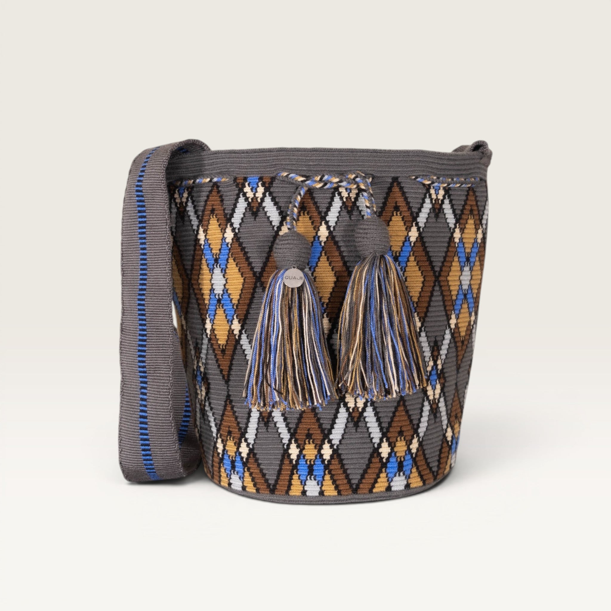 Geometric crossbody L | Lapis