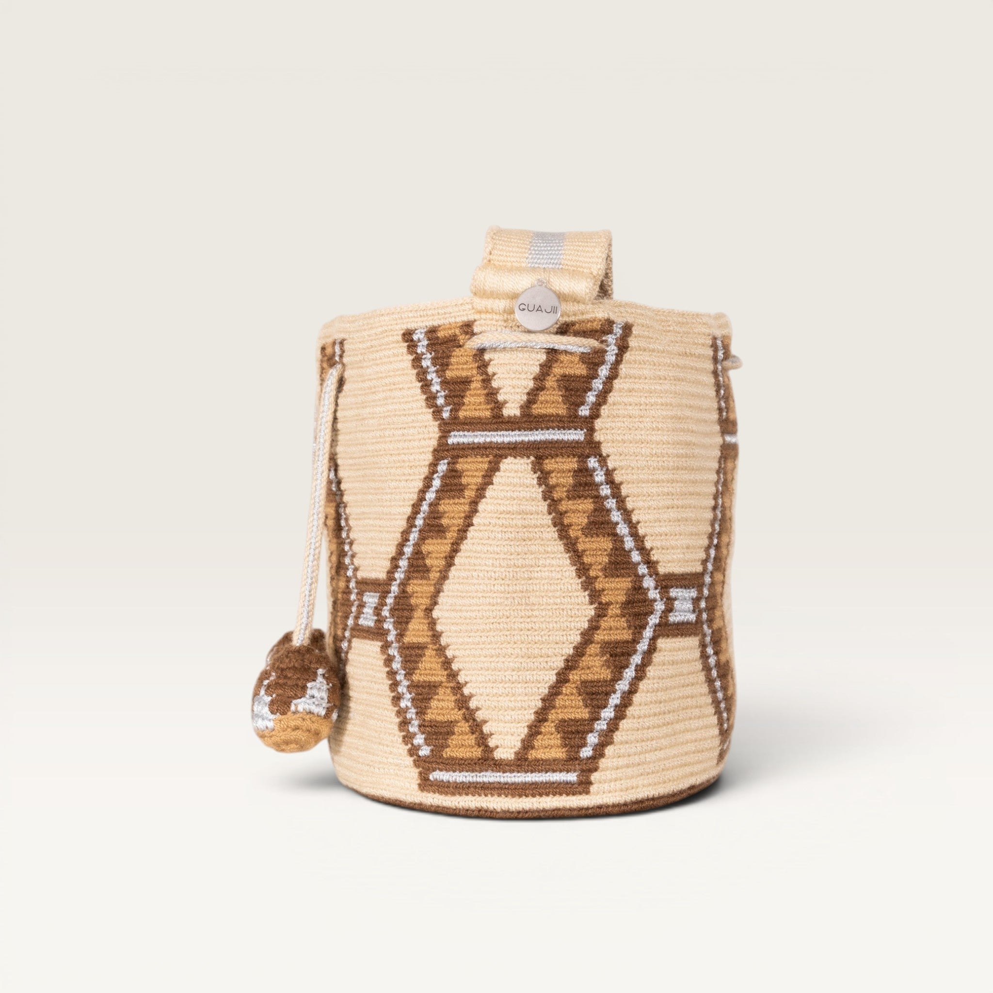 Geometric crossbody S | Mocha