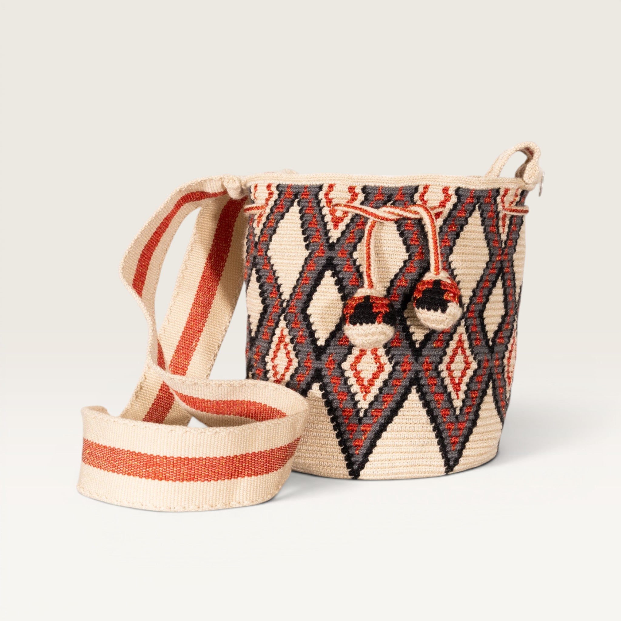 Geometric crossbody S | Red