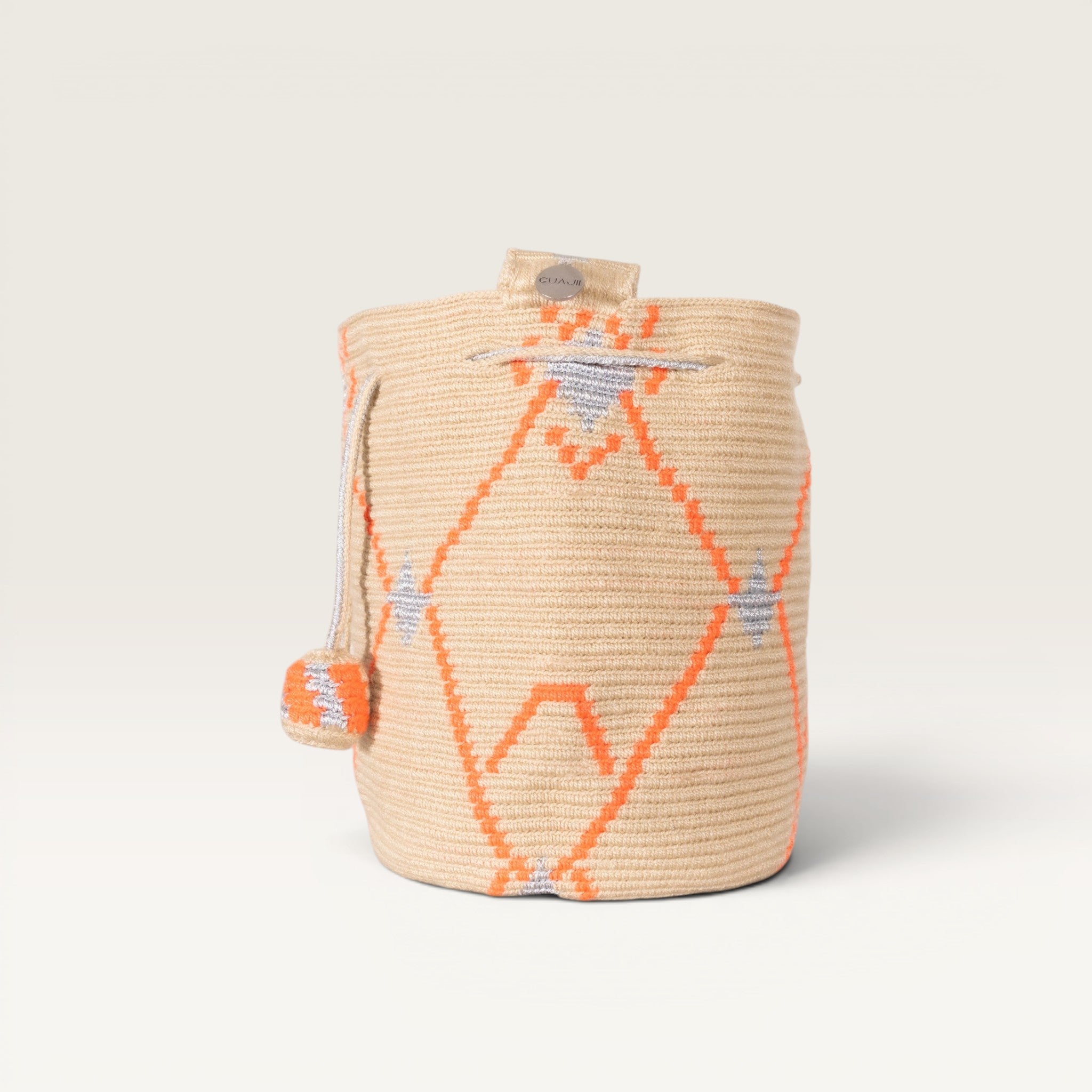 Geometric crossbody S | Tangerine