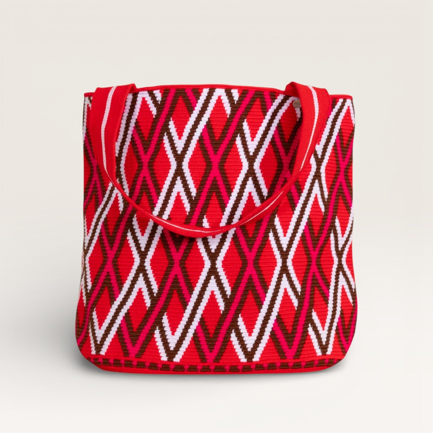 Geometric oval tote | Candy