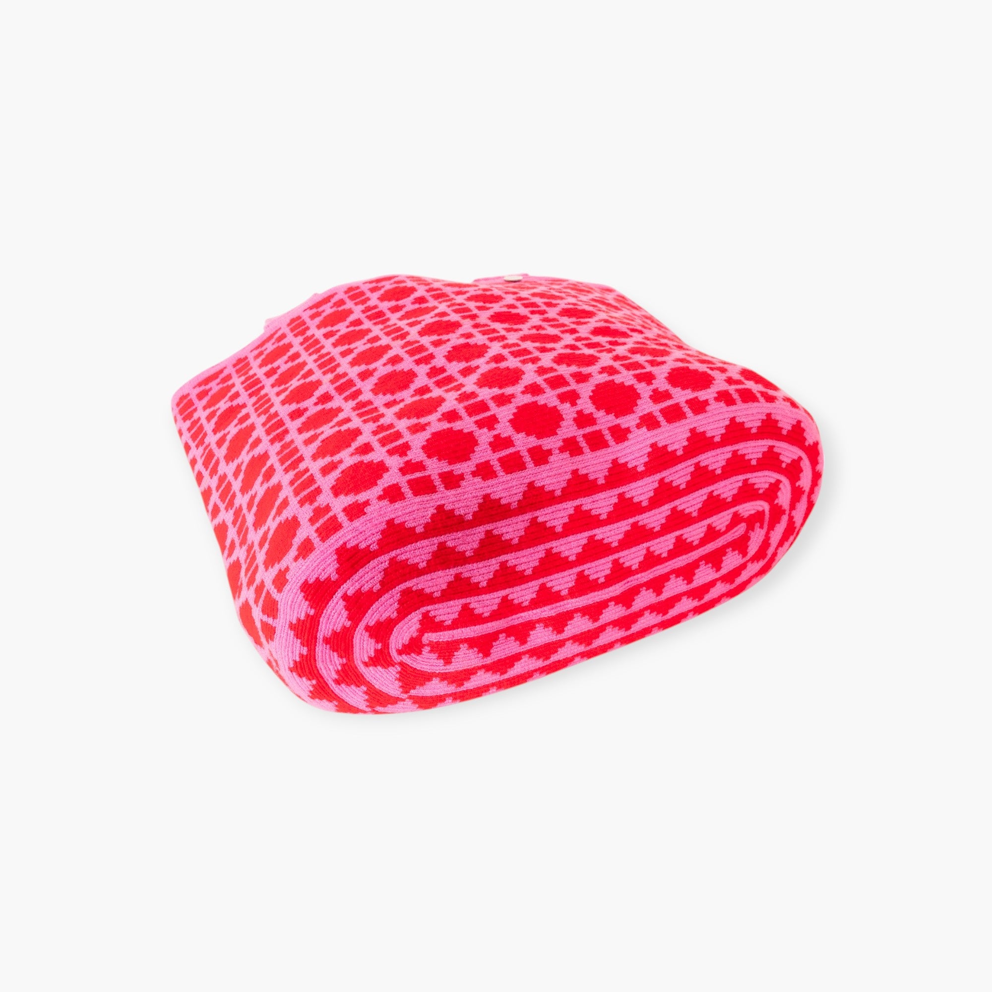 Geometric oval tote | Bubblegum