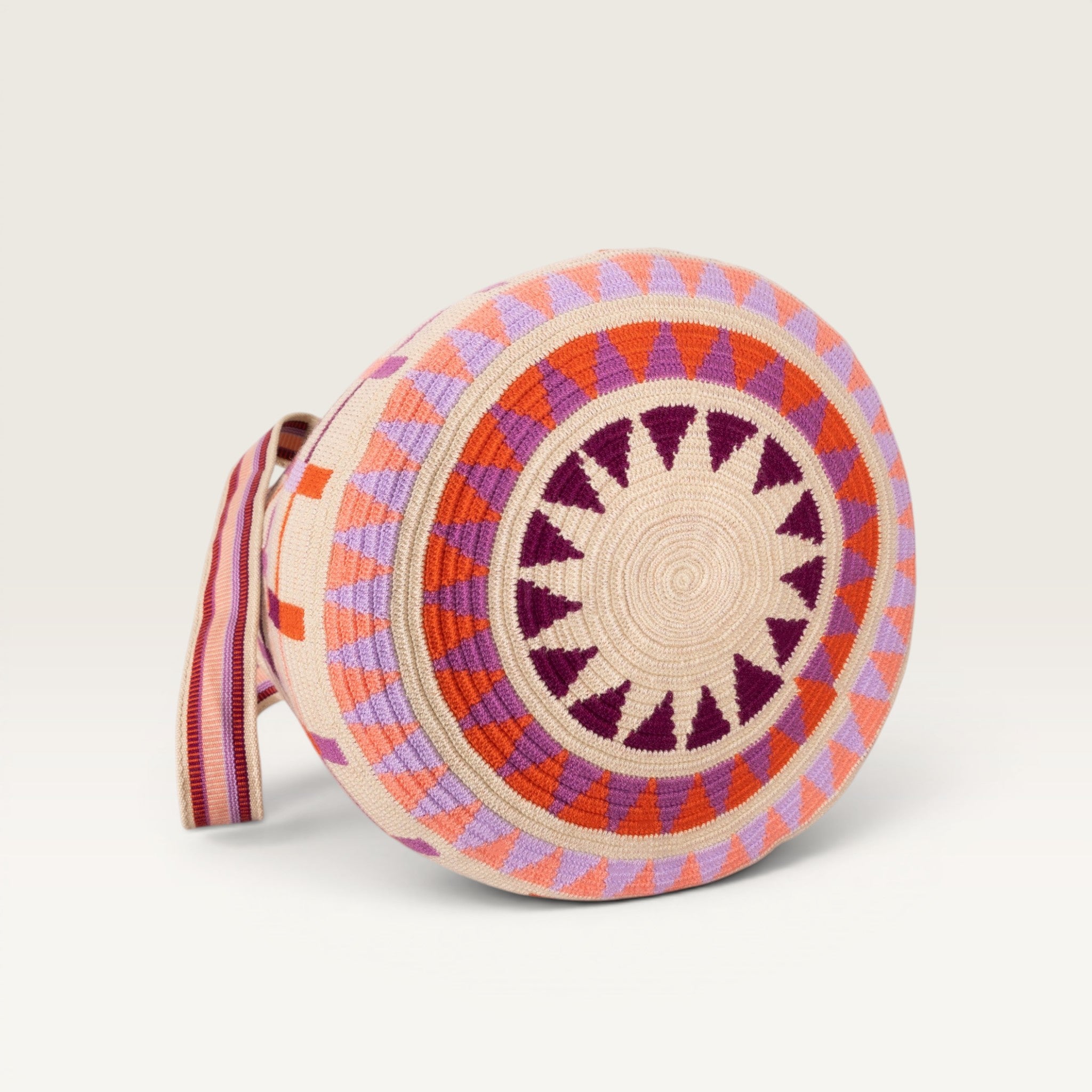 Striped susu tote | Lilac