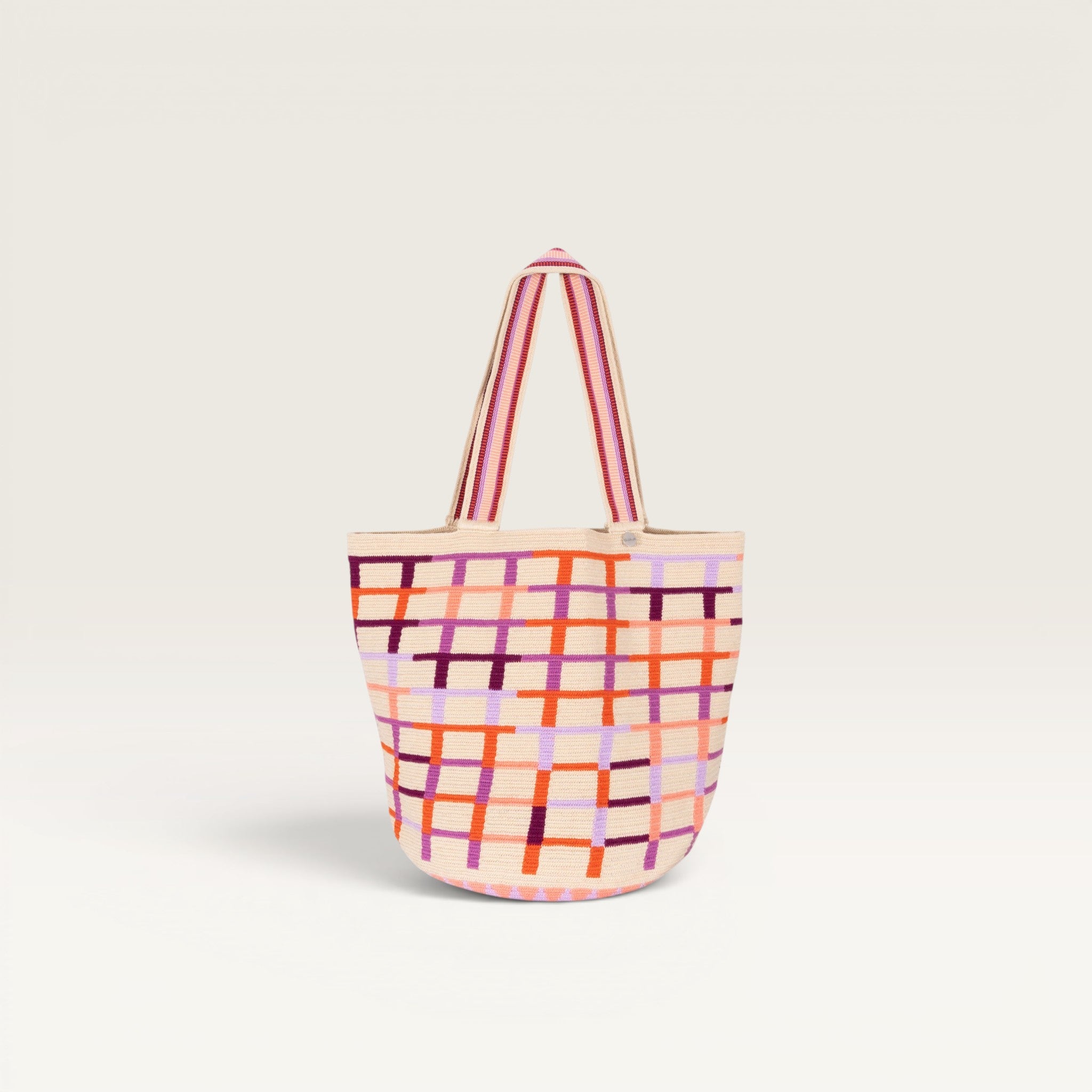 Striped susu tote | Lilac