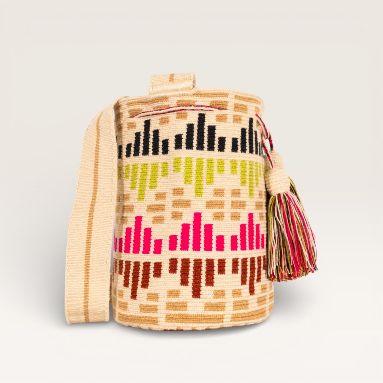 Geometric crossbody bag M | Chai