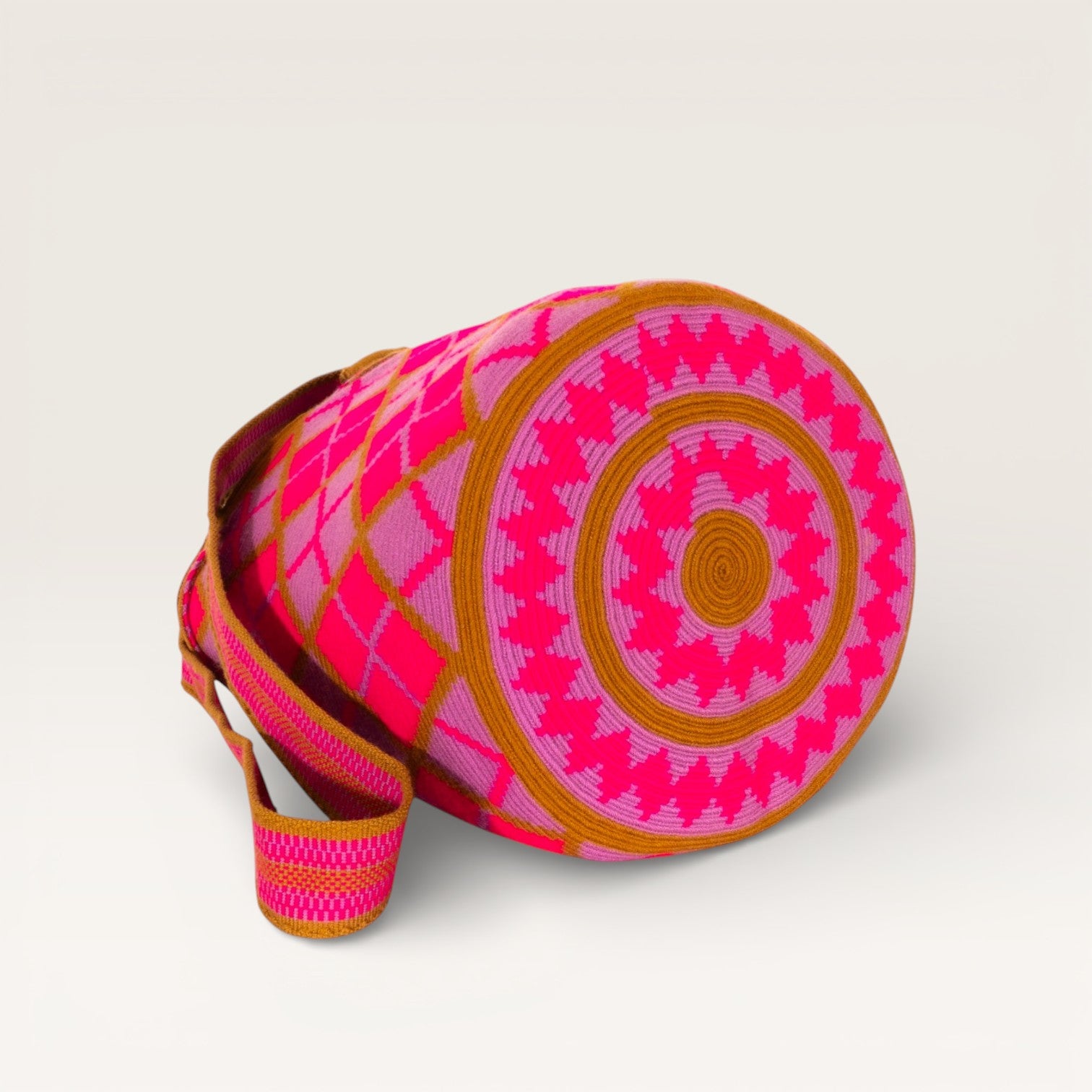 Geometric crossbody L | Mauve