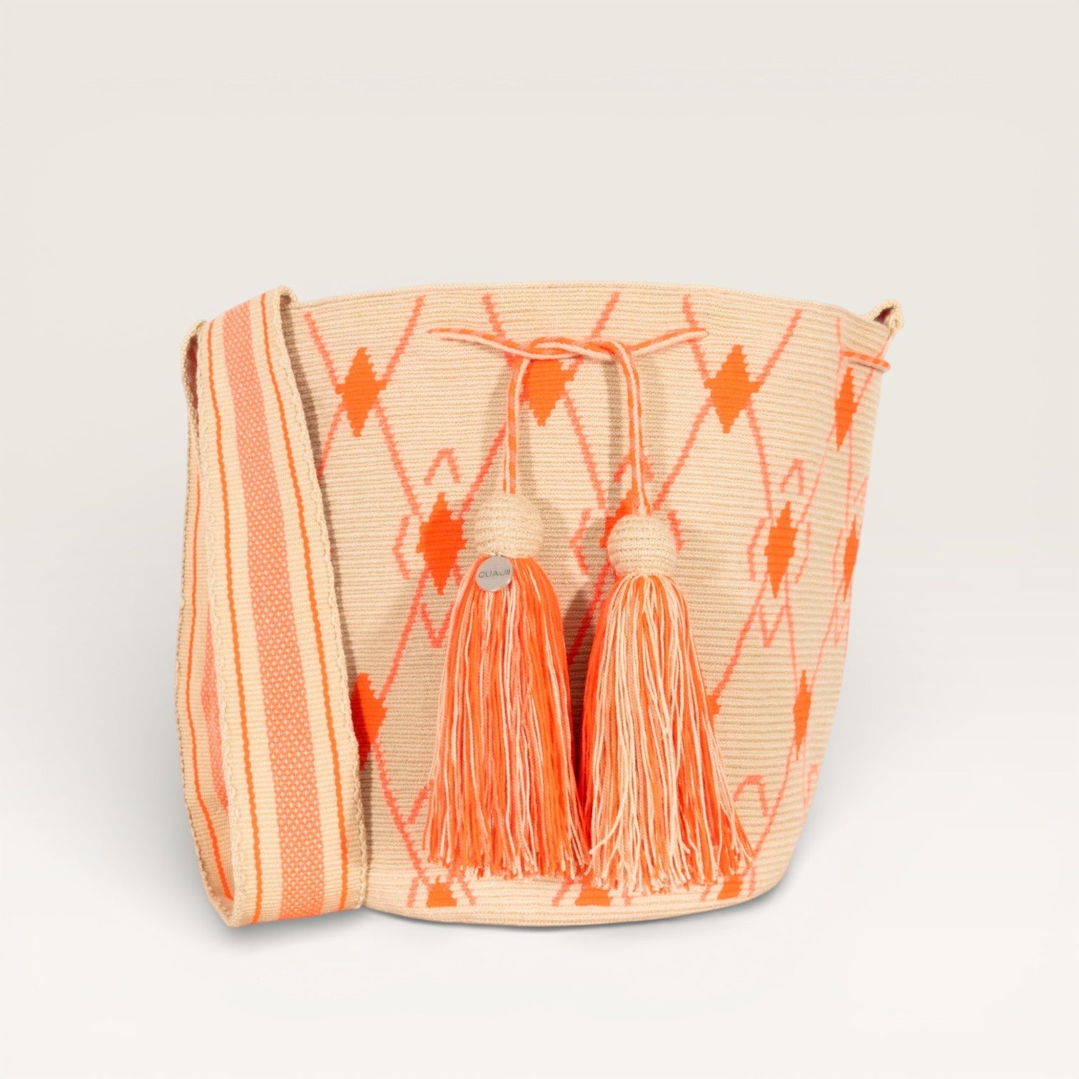 Geometric crossbody bag L | Watermelon