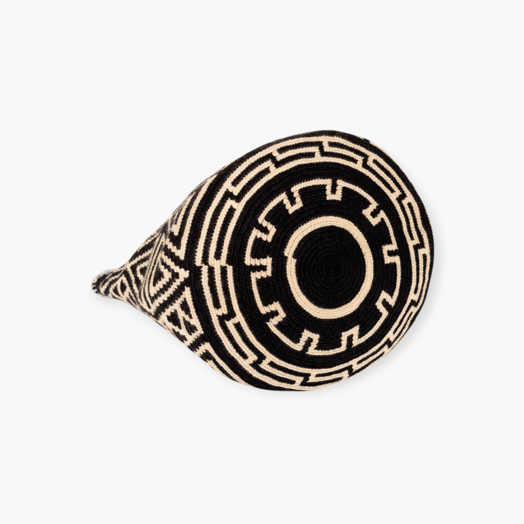 Geometric top-handle bag | Black