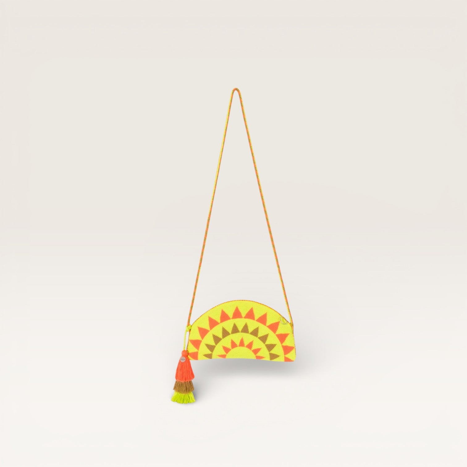 Geometric half-moon | Chartreuse