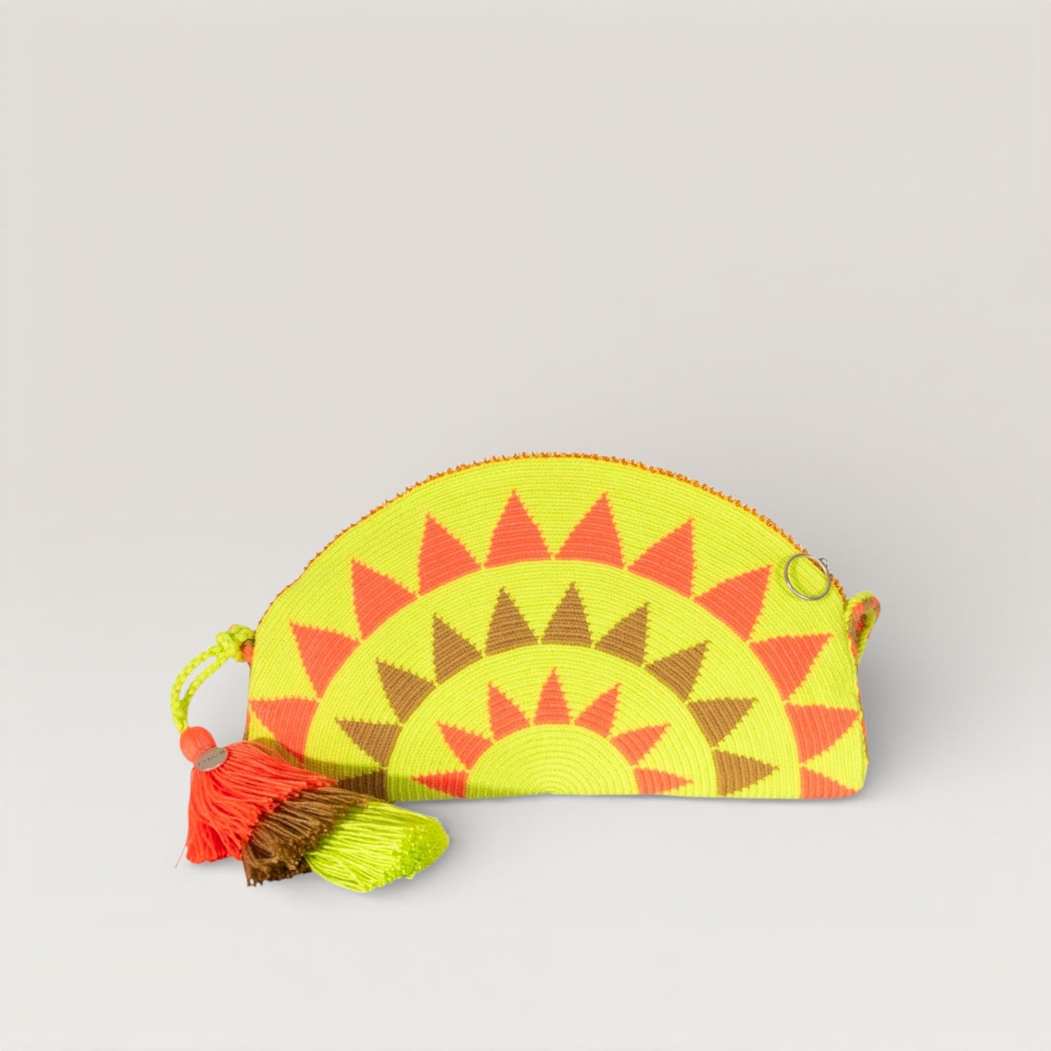 Geometric half-moon | Chartreuse