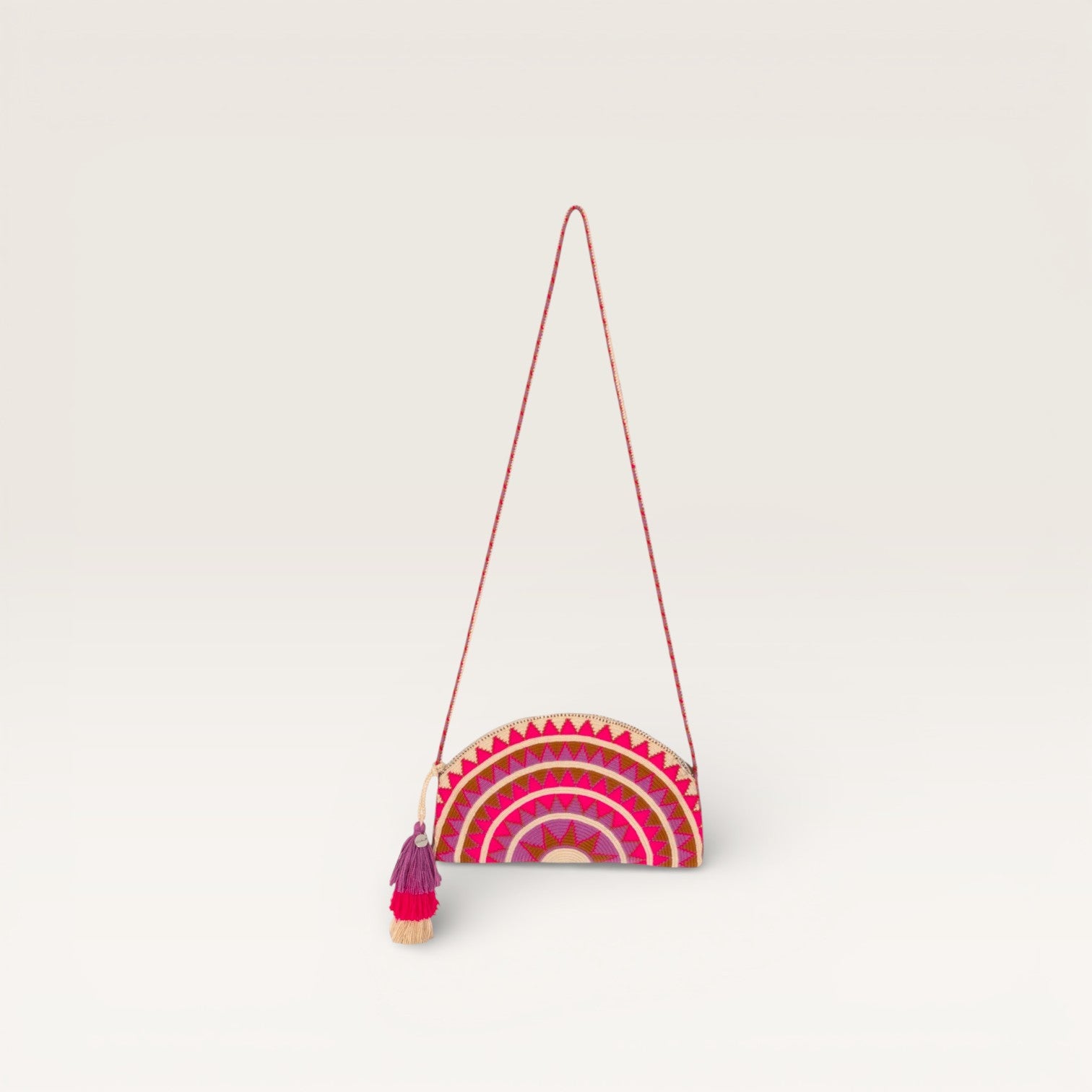 Geometric half-moon | Mauve