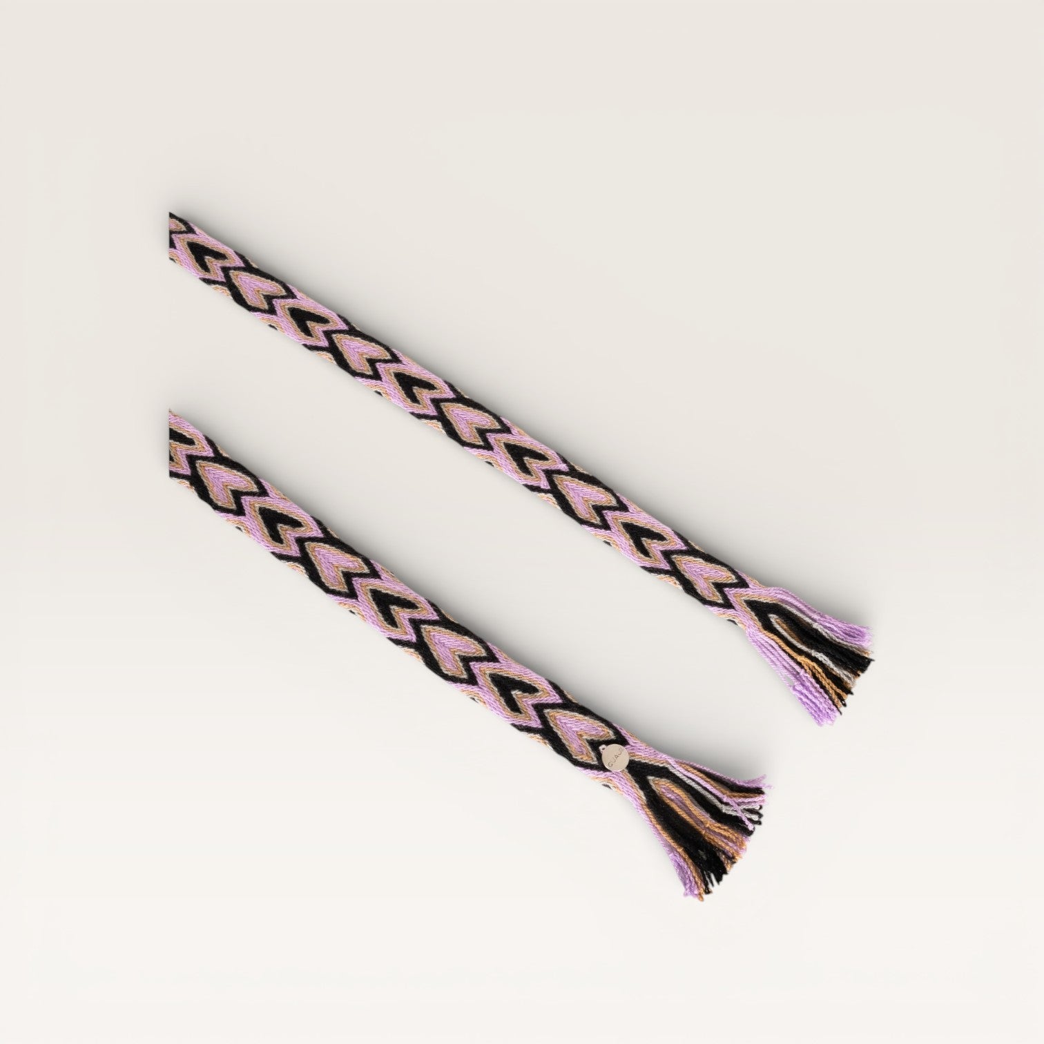Geometric fringe belt | Lilac
