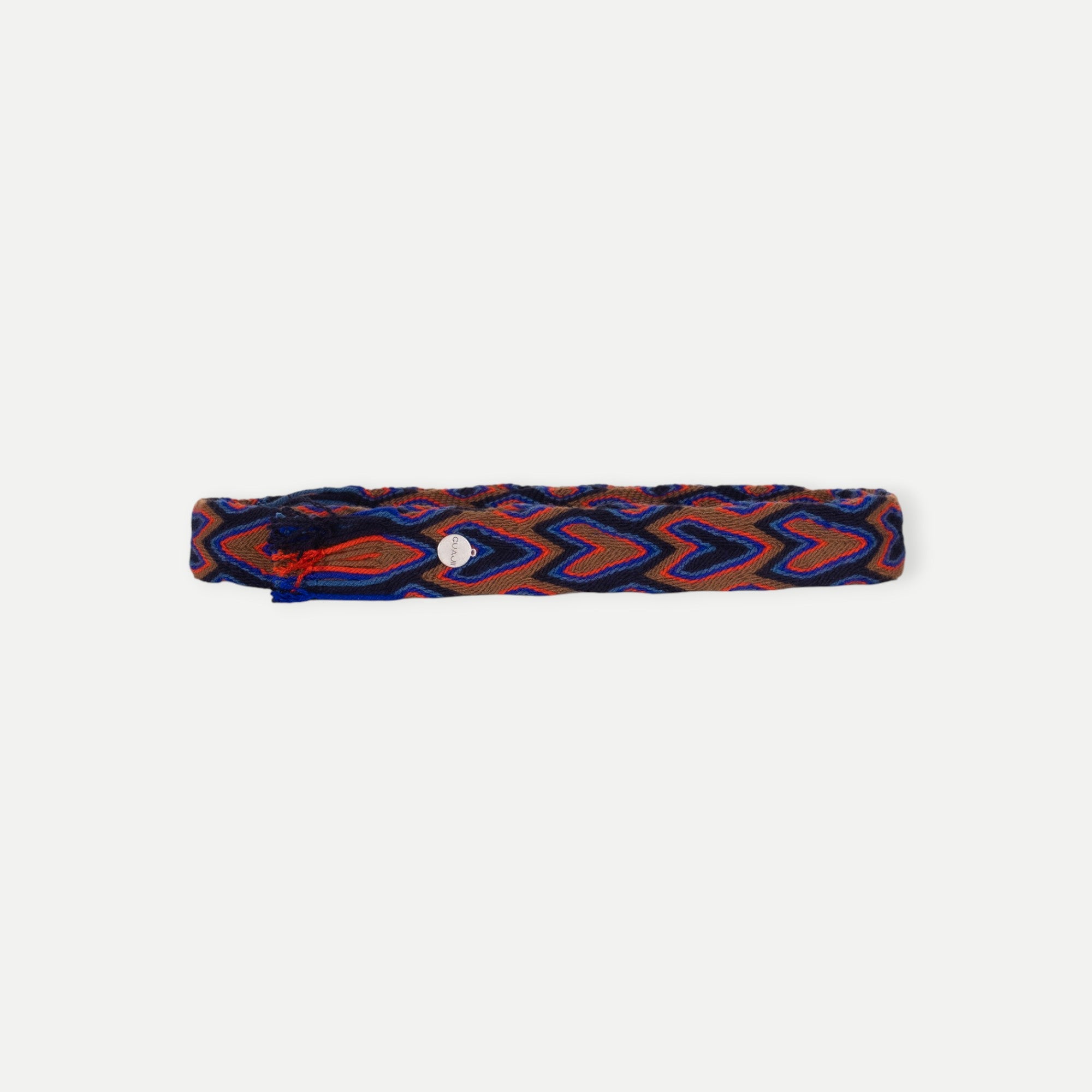 Geometric fringe belt | Navy
