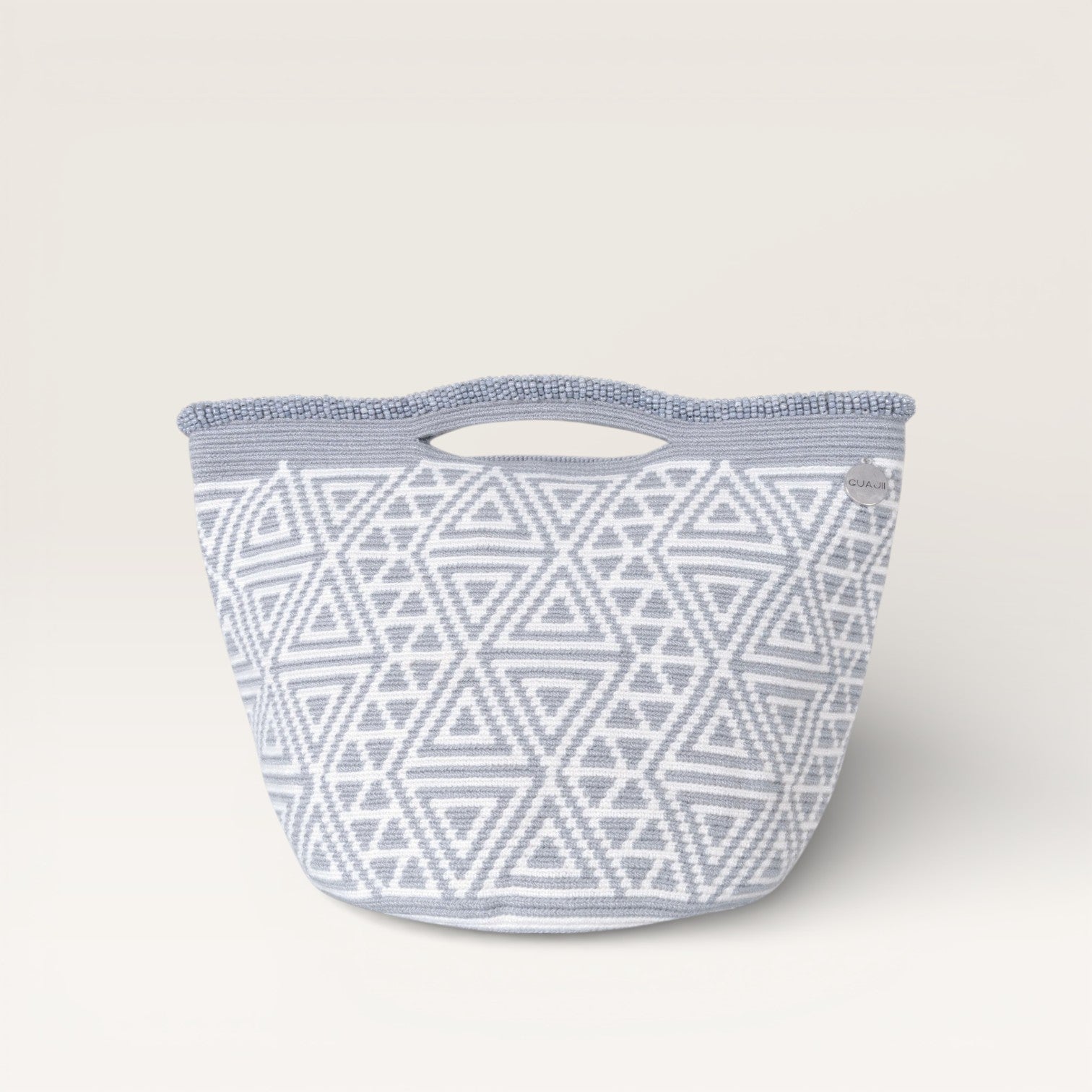 Geometric top-handle bag | Sterling