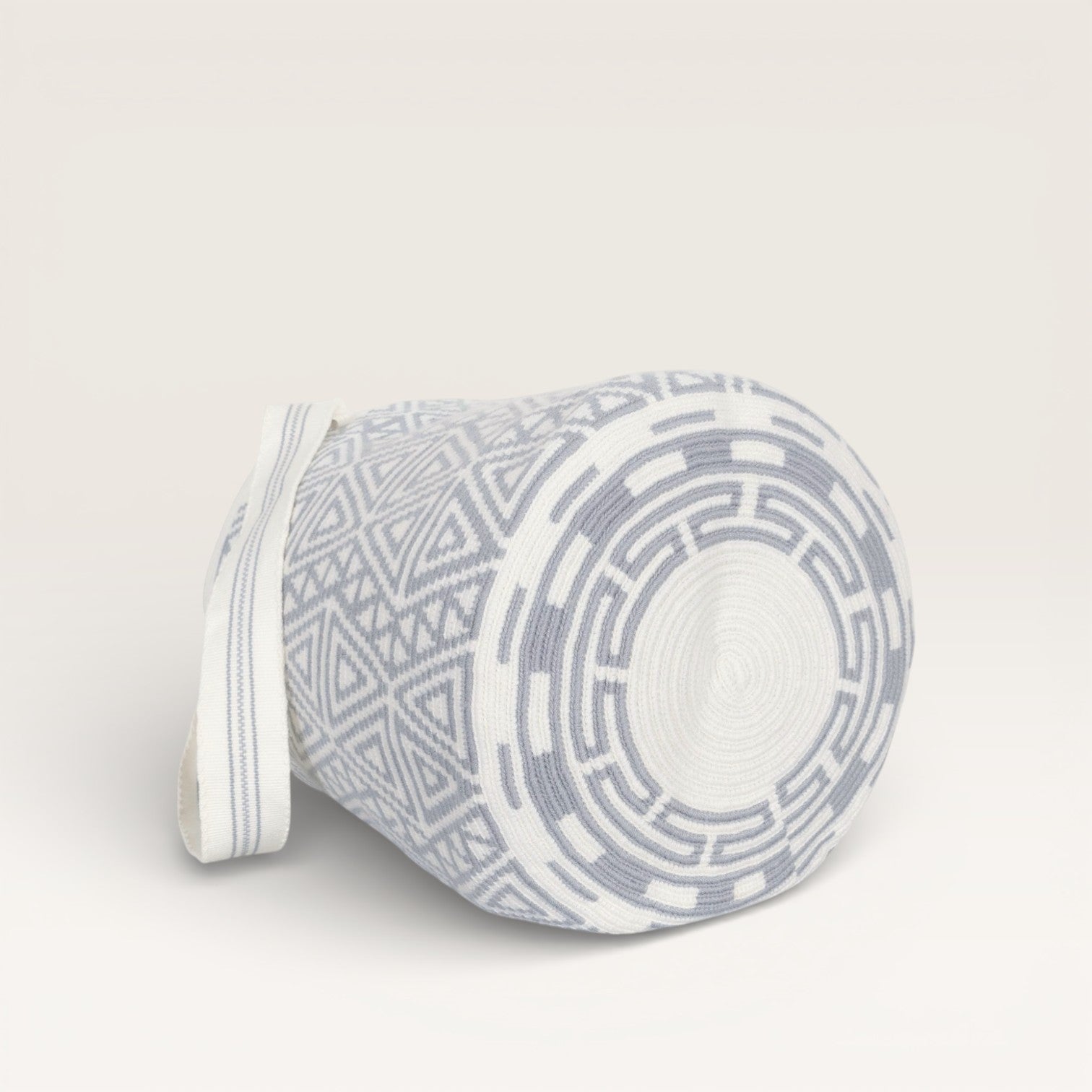 Geometric round tote L | Sterling