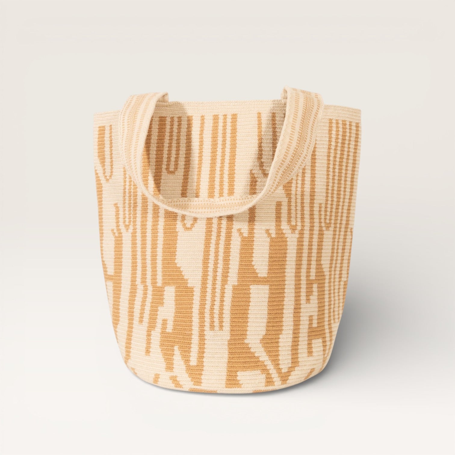 Abstract round tote L | Chai