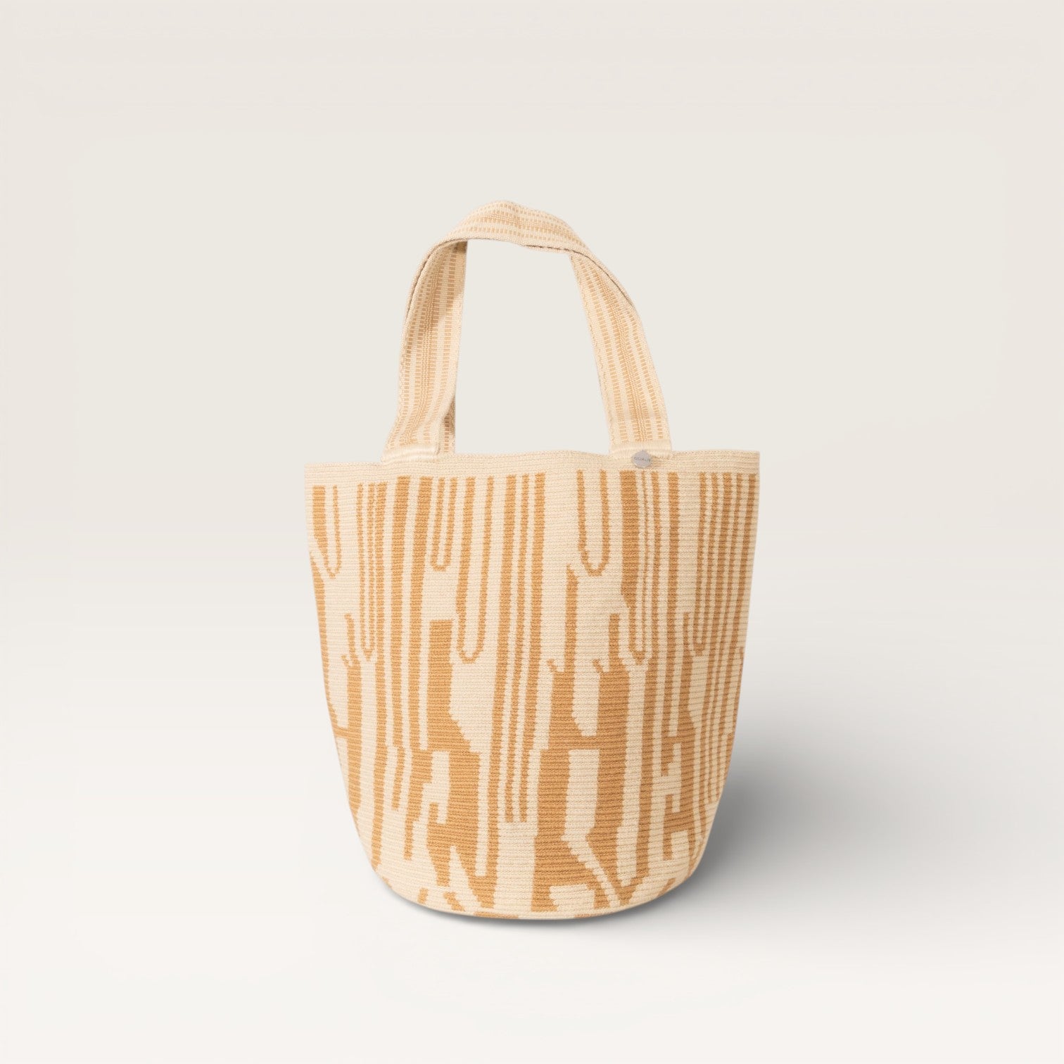Abstract round tote L | Chai