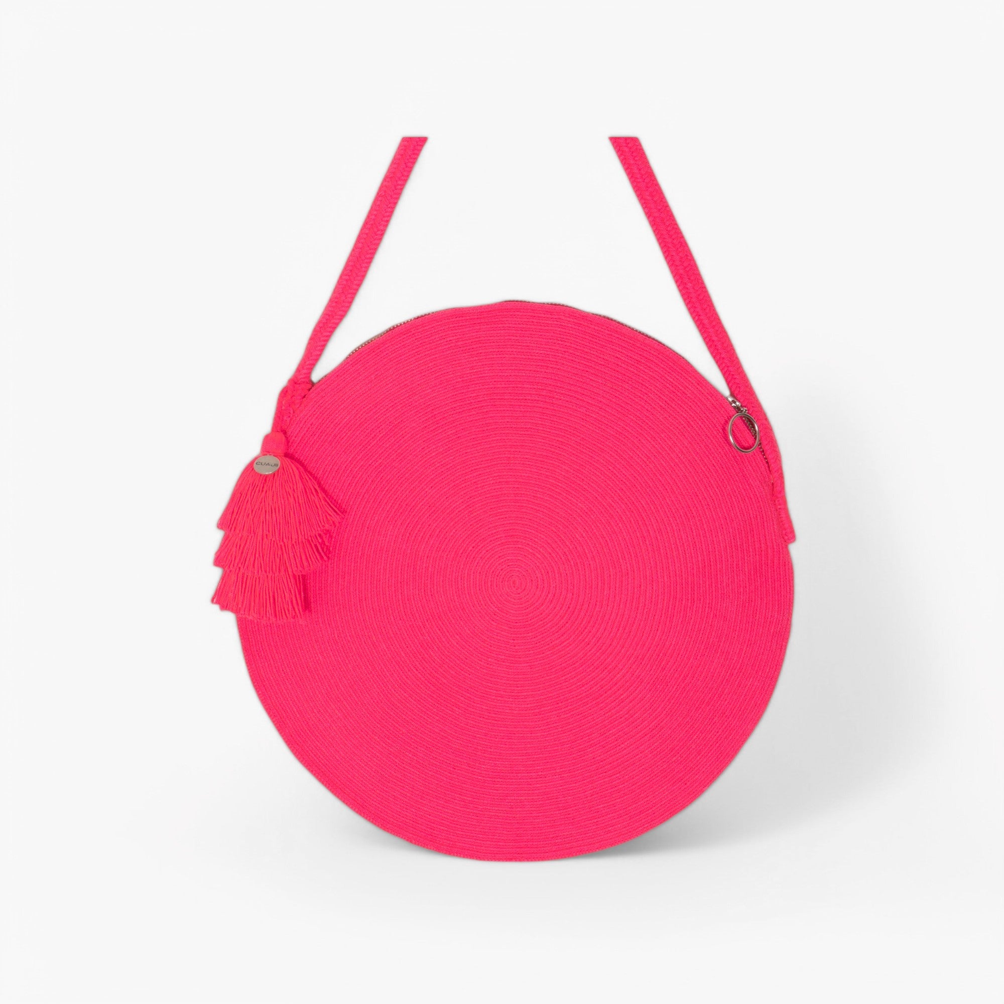 Solid circle shoulder bag | Aster