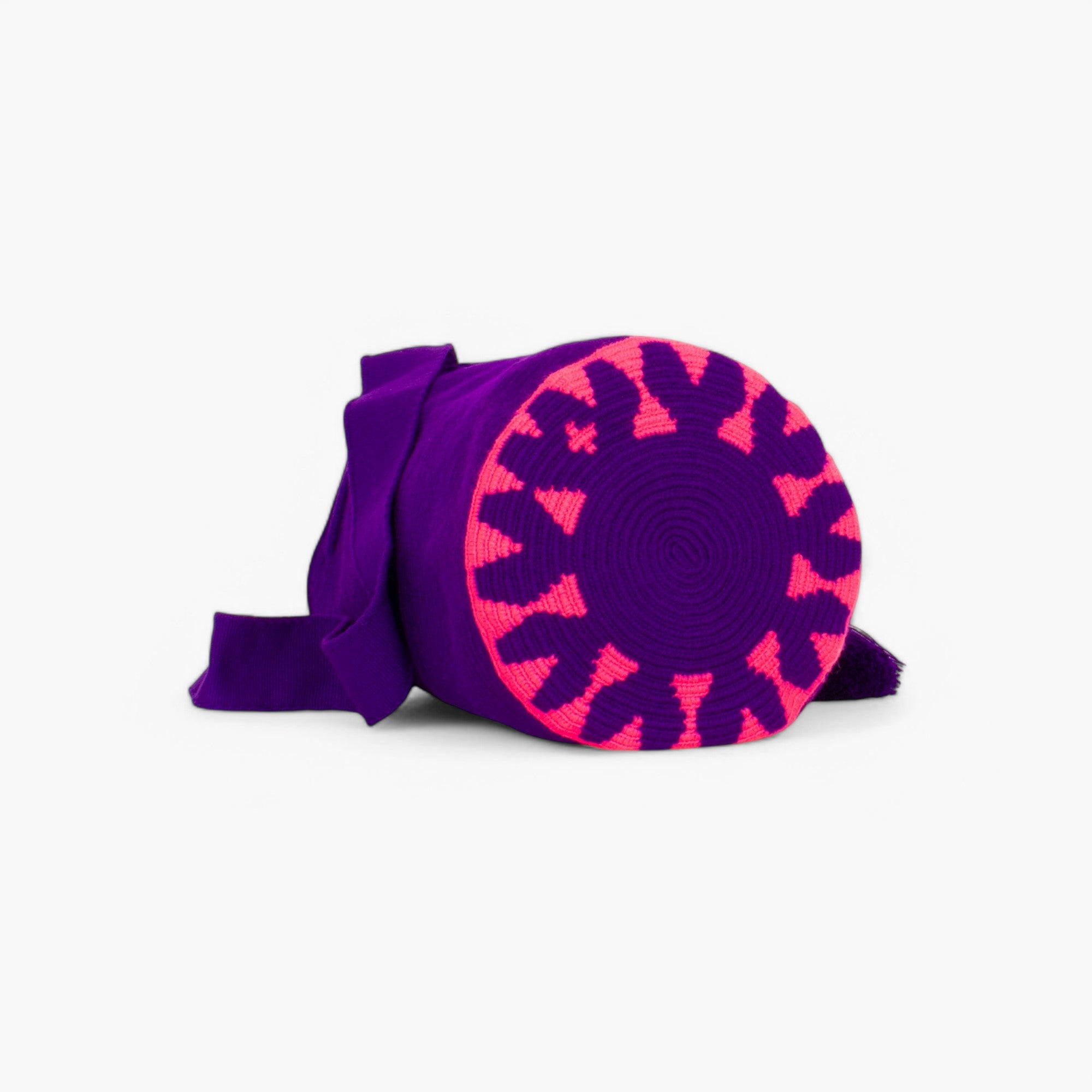 Solid crossbody bag L | Grape