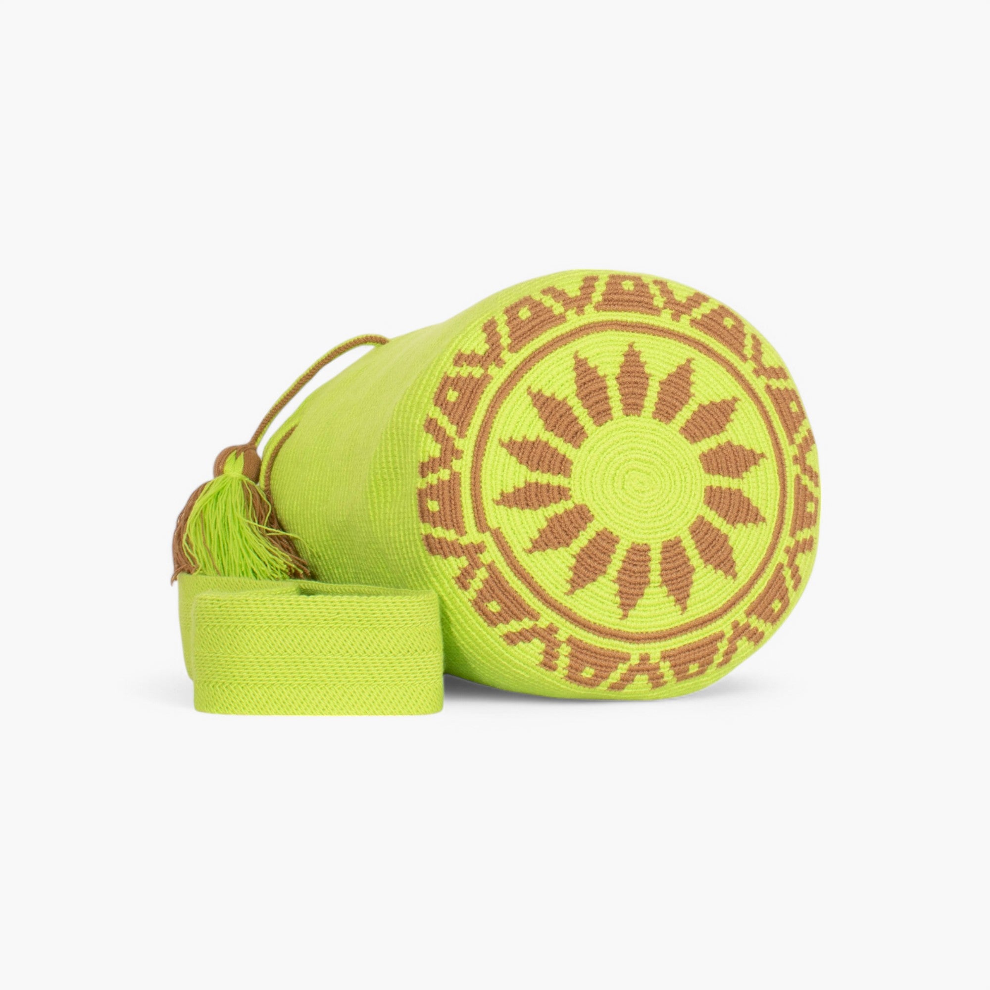 Solid crossbody bag L | Lime