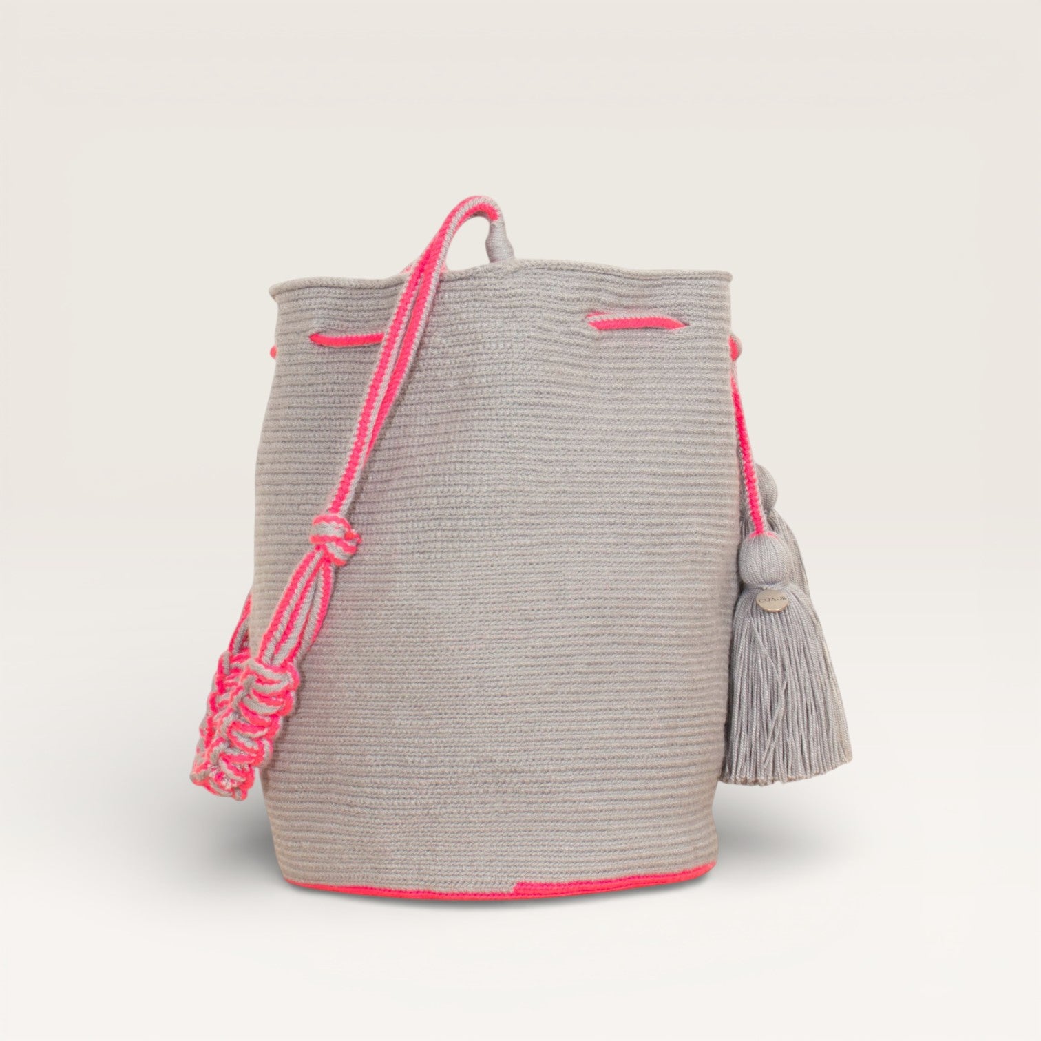 Solid round shoulder bag | Sterling
