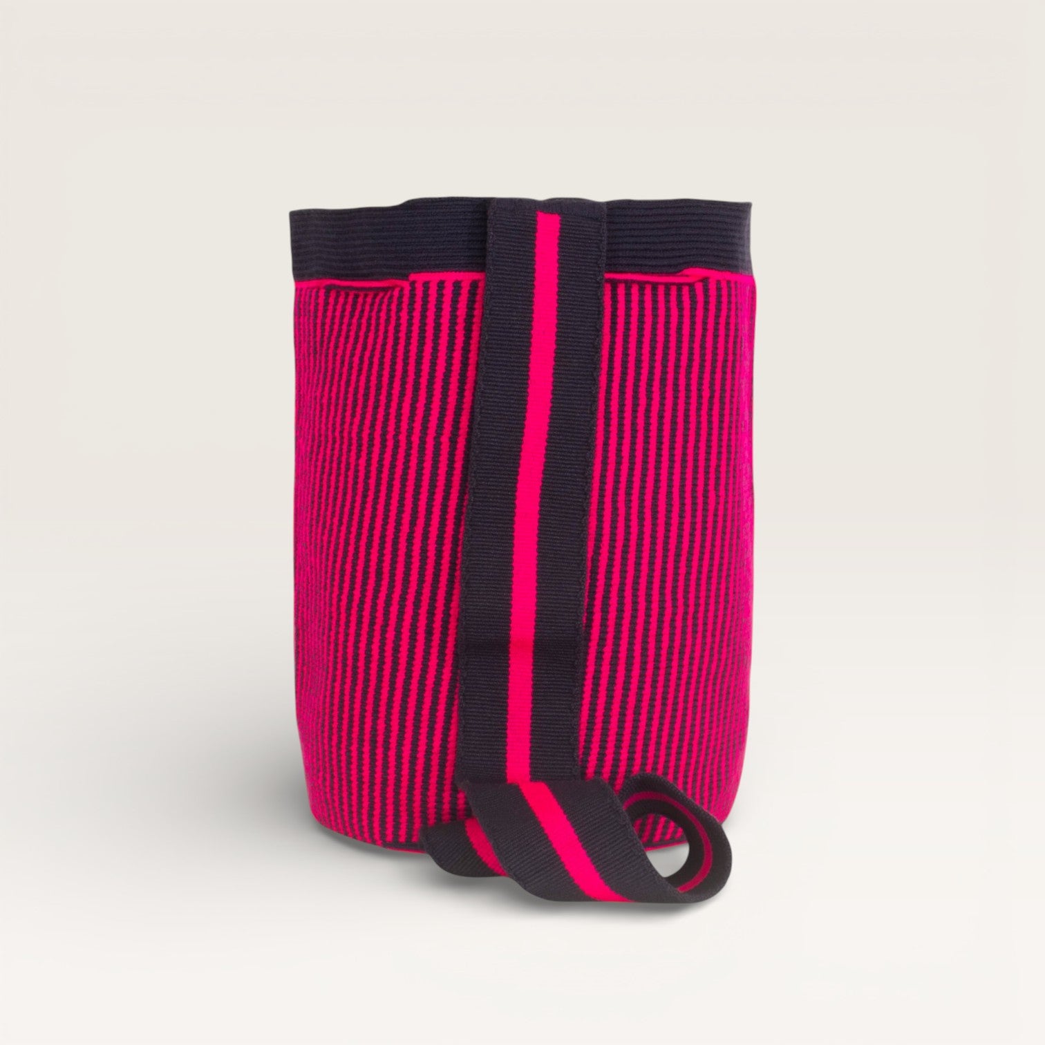 Striped backpack | Magenta